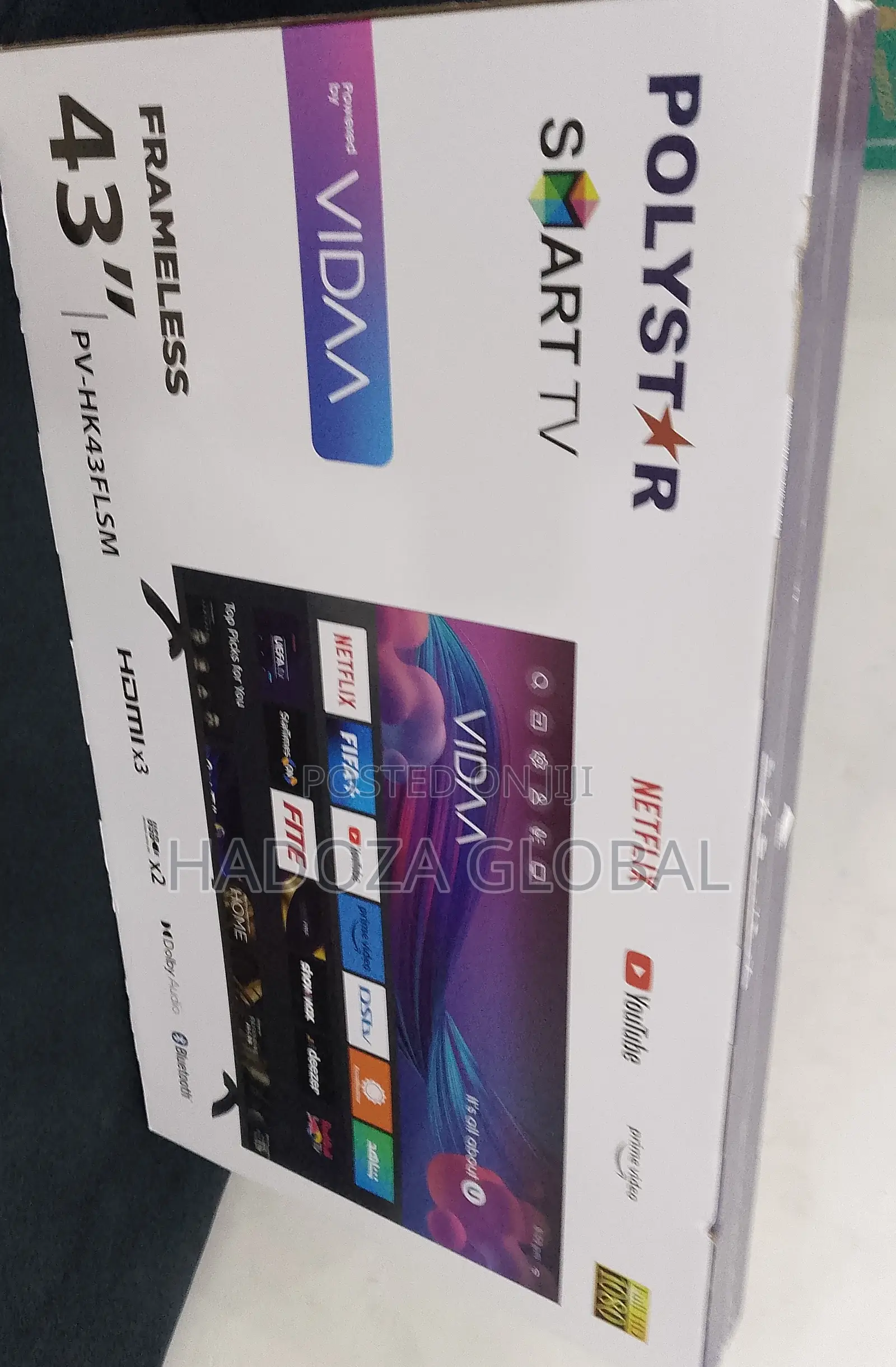 Polystar 43inches Smart Tv-Top Selling (PV-HK43FLSM)