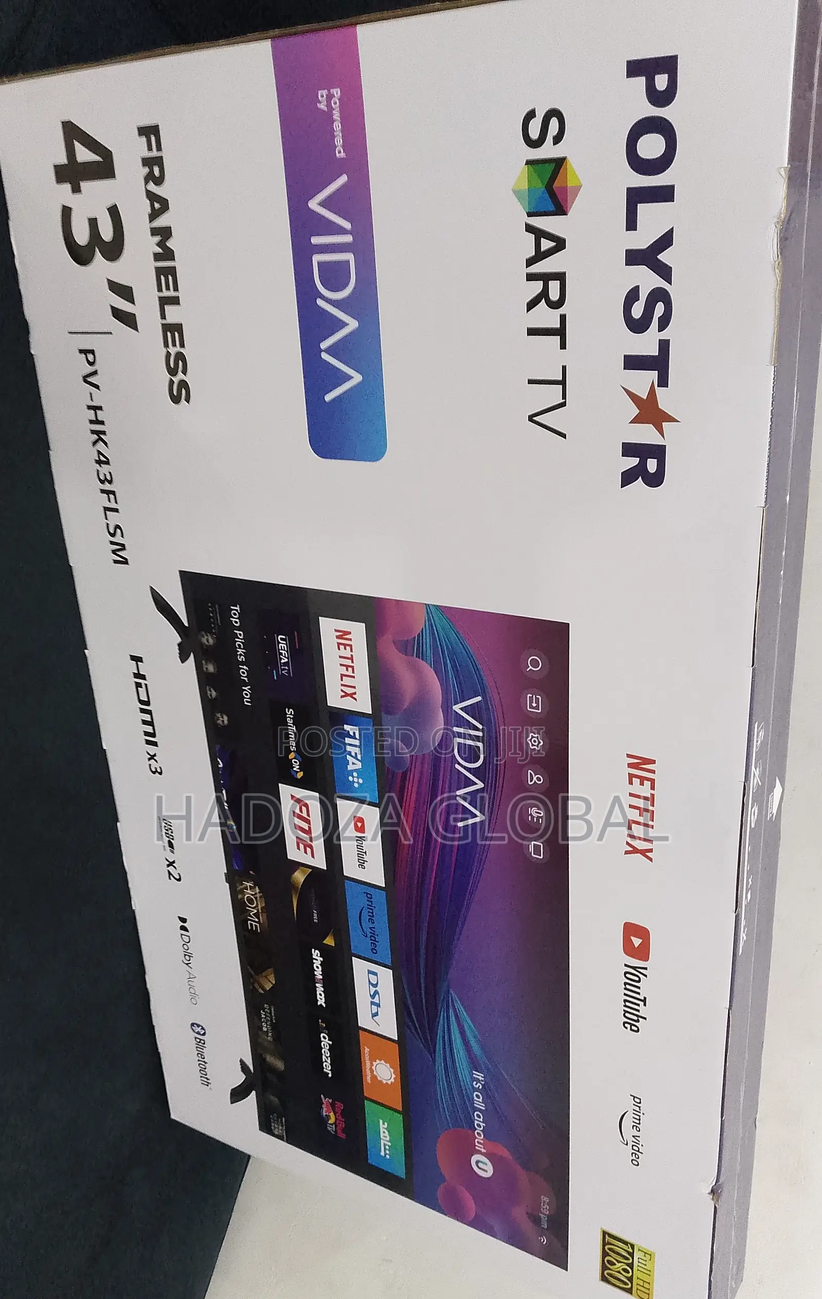 Polystar 43inches Smart Tv-Top Selling (PV-HK43FLSM)