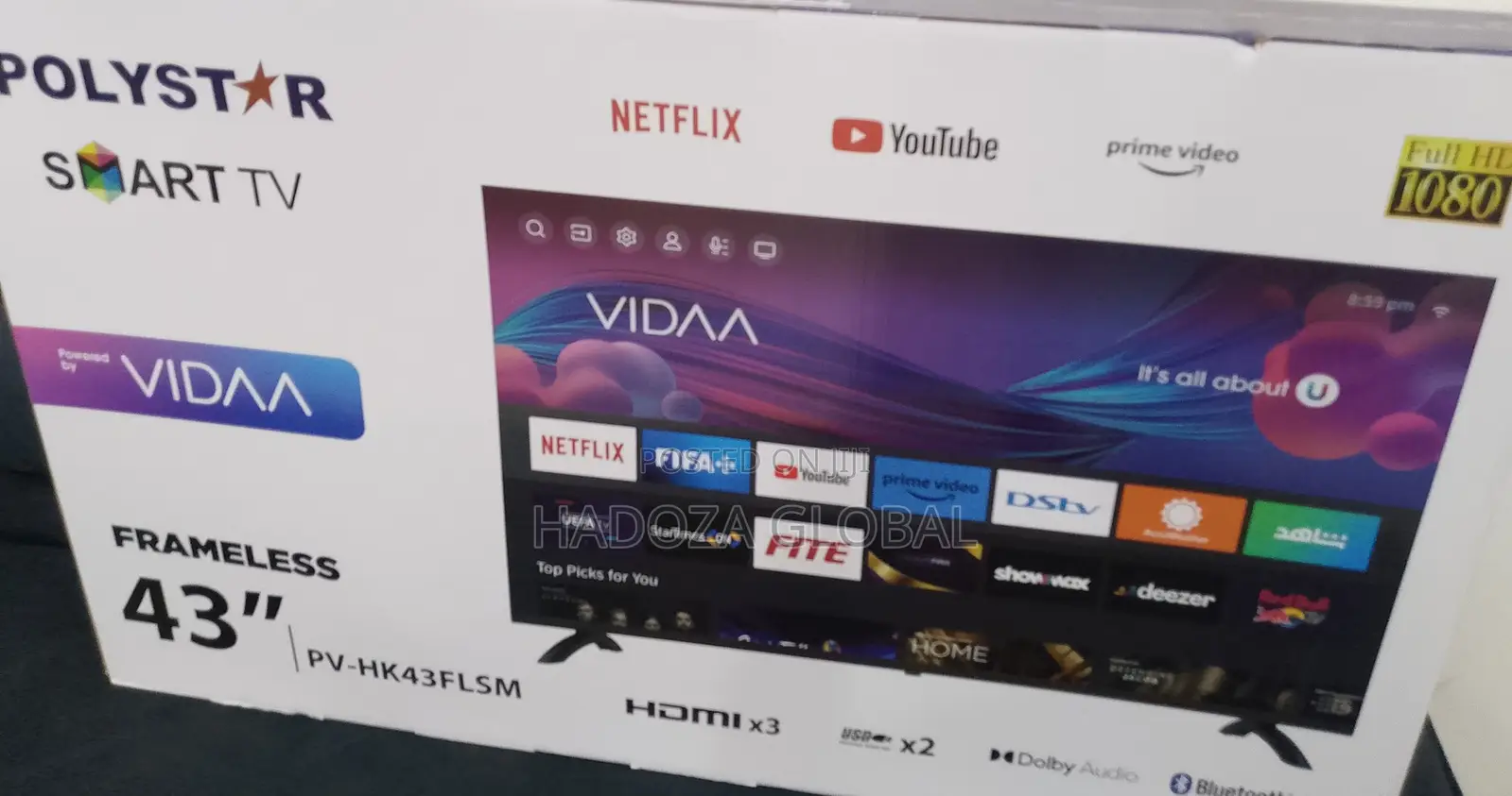 Best New-Polystar 43"Smart TV Available PV-HK43FLSM