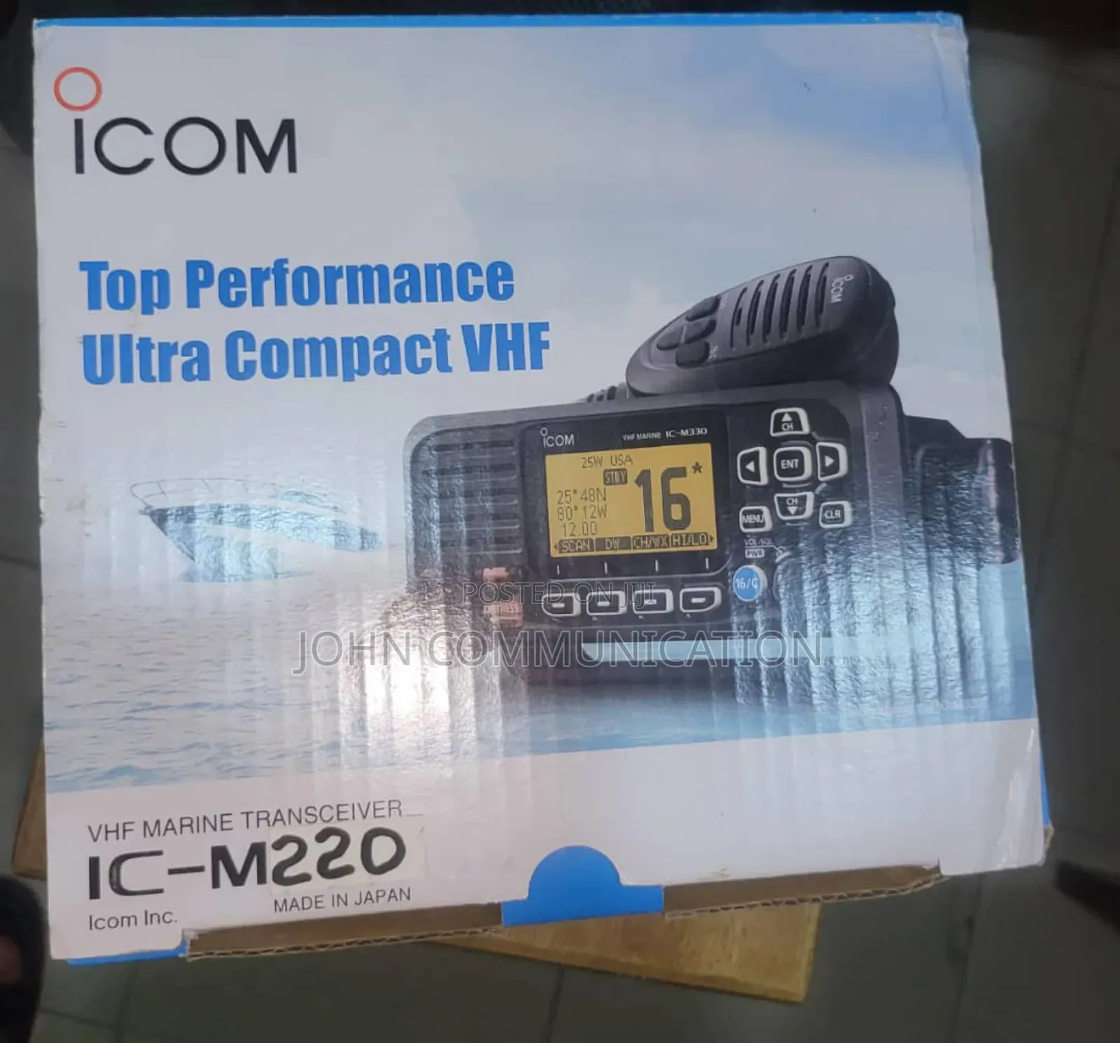 Icom Ic-M220 VHF Marine Transceiver