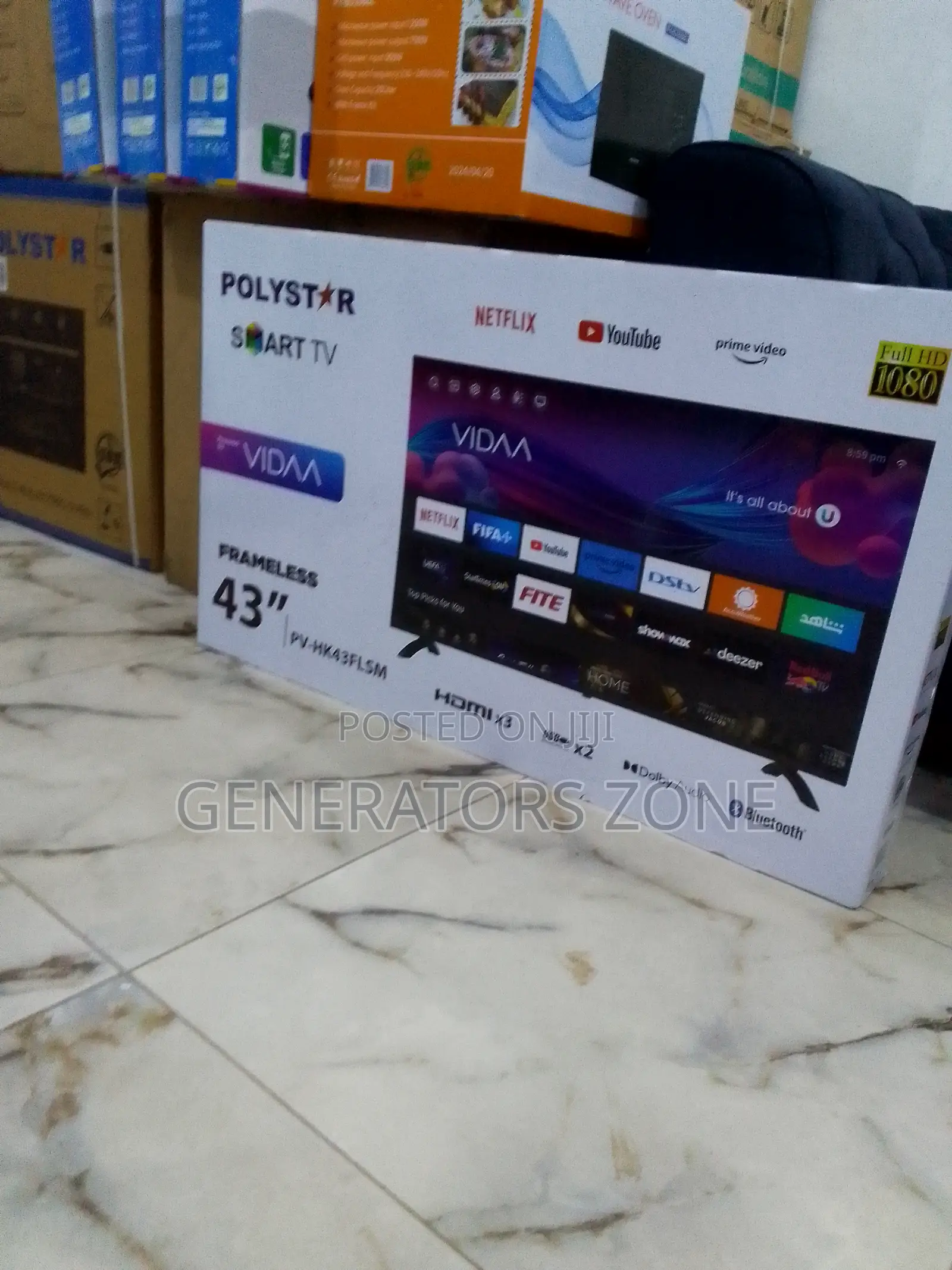 Brand New Polystar 43" Smart TV