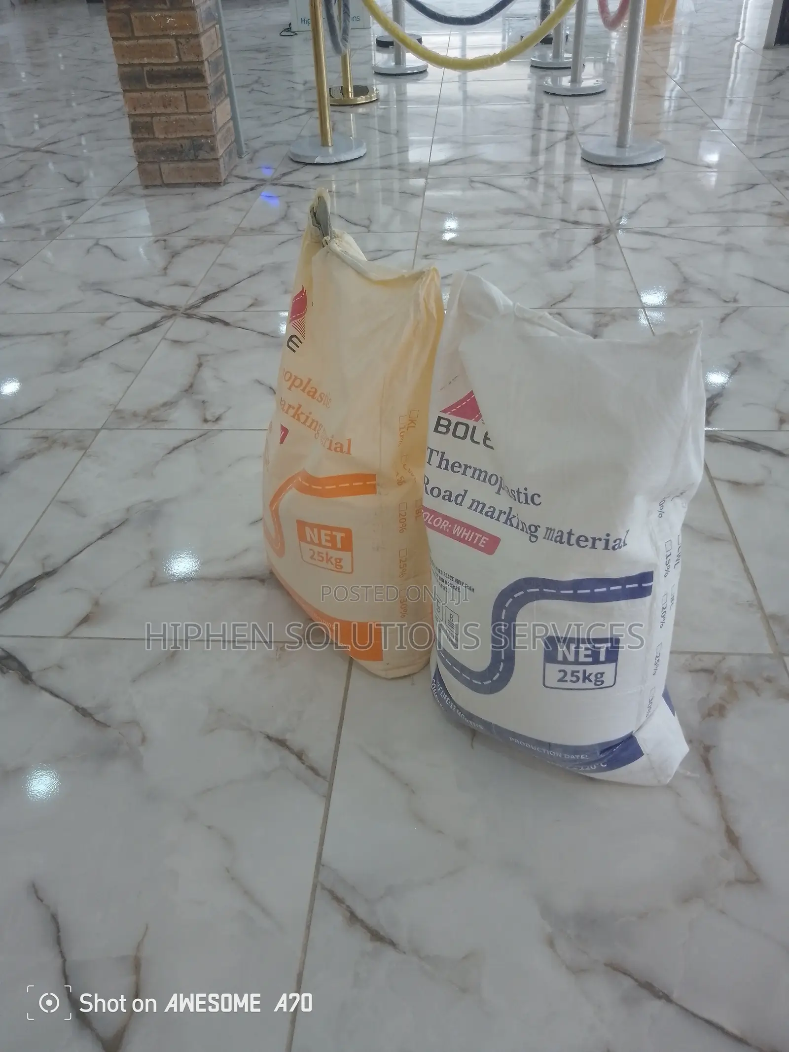 White Normal Road Marking Powder Paint 25kg