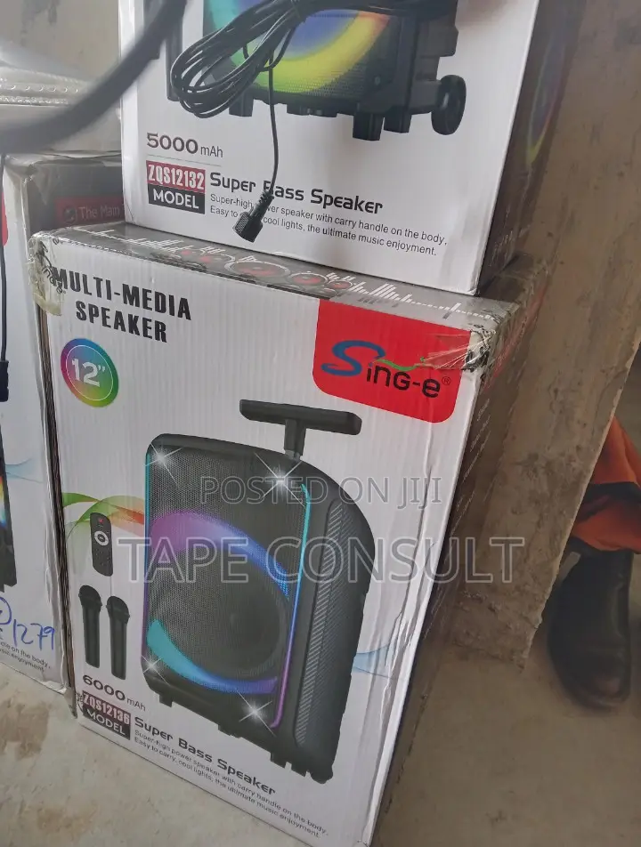 Multimedia Speaker 12", Sing E, Super Bass Speaker
