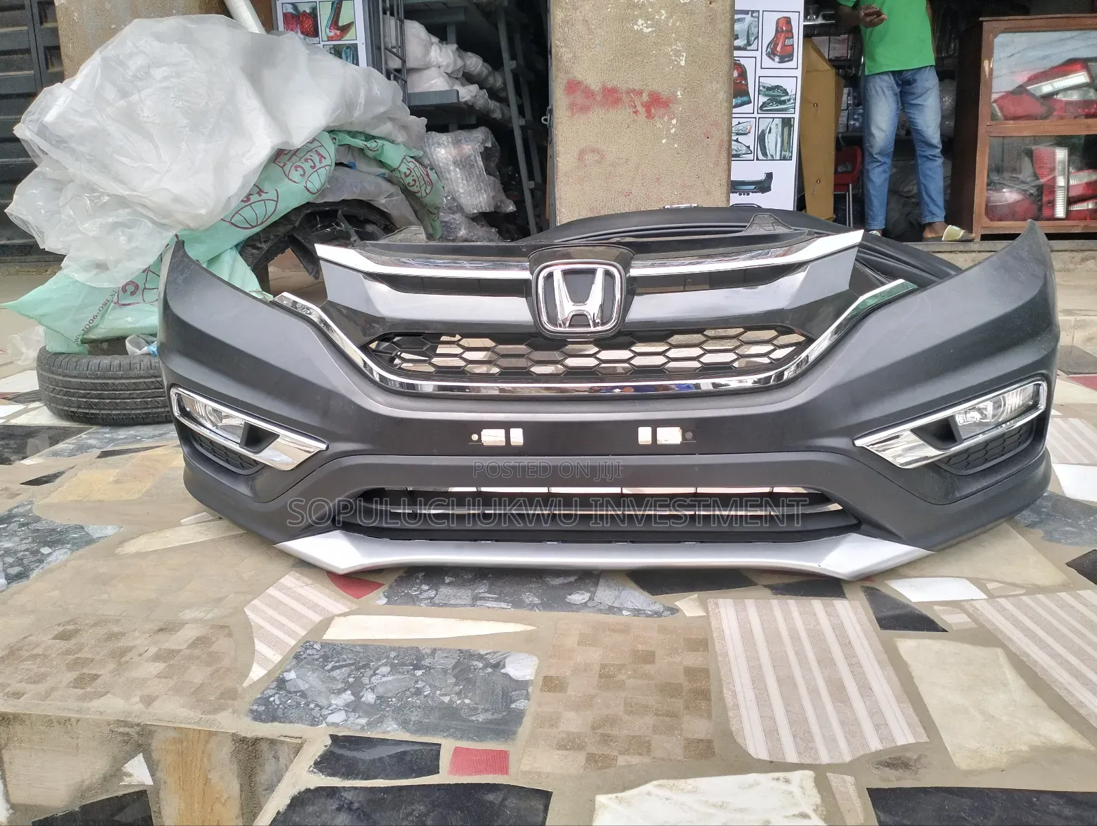 Complete Front Bumper Honda CRV 2015-2017