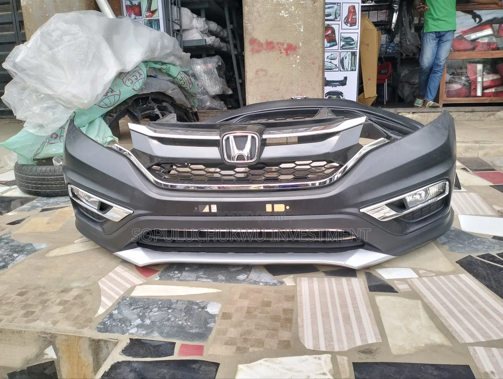Complete Front Bumper Honda CRV 2015-2017