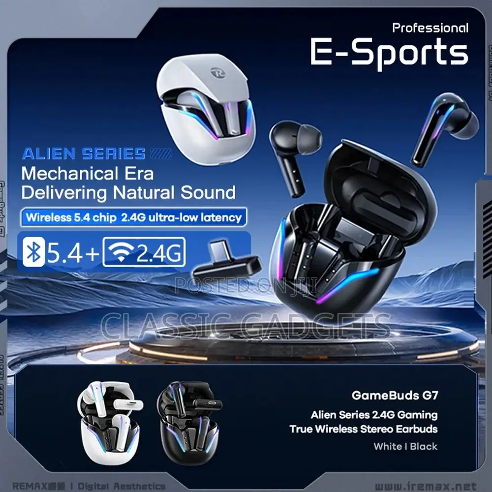 REMAX G7 Alien Series Wireless Gaming Headset 2.4G+Bluetooth