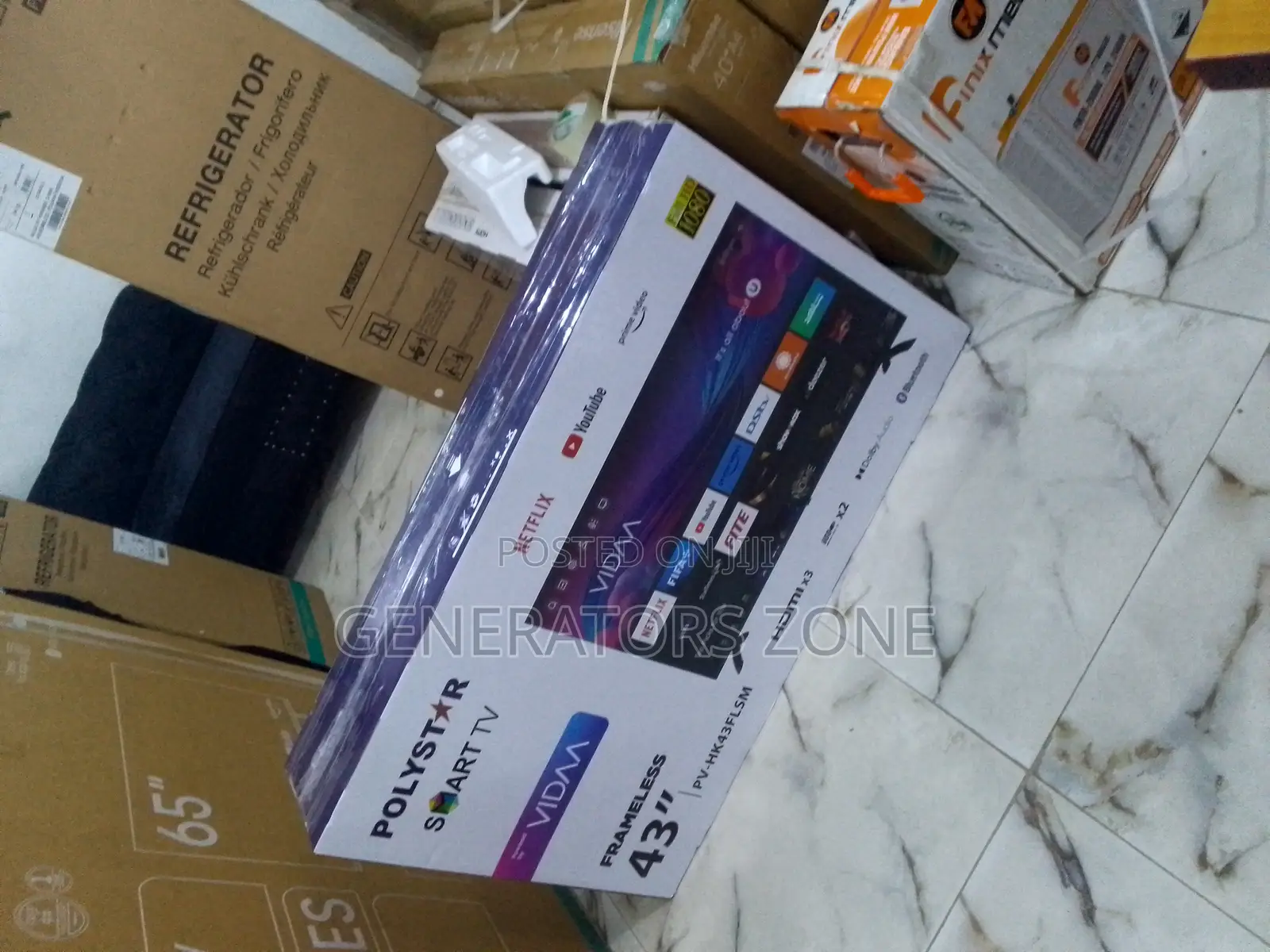 HDTV Compatible Polystar 43" Smart TV