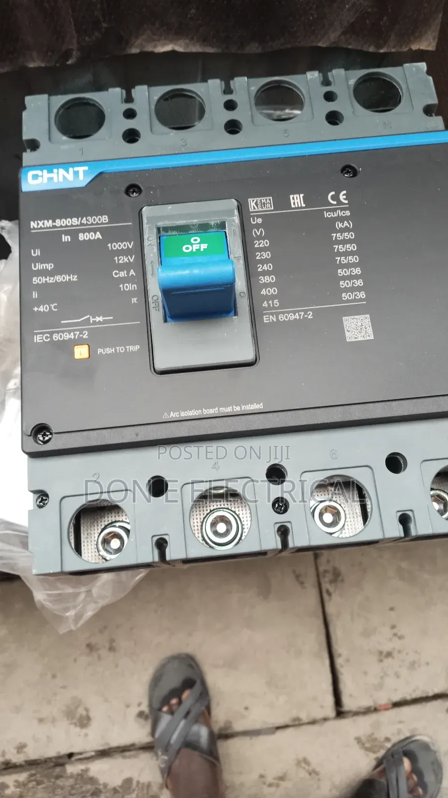 800a 4pole McCb Breaker Chint Original