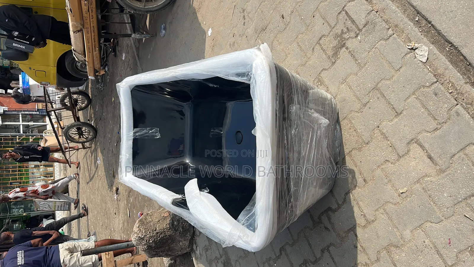 England Black Square Bathroom Bathtub 009