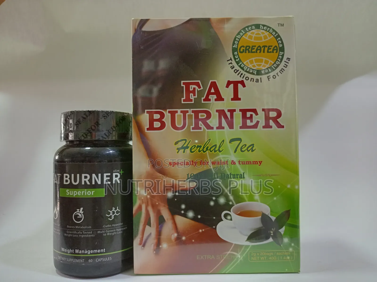 Fat Burner Herbal Tea+ Fat Burner:Good Combo For Weight Loss