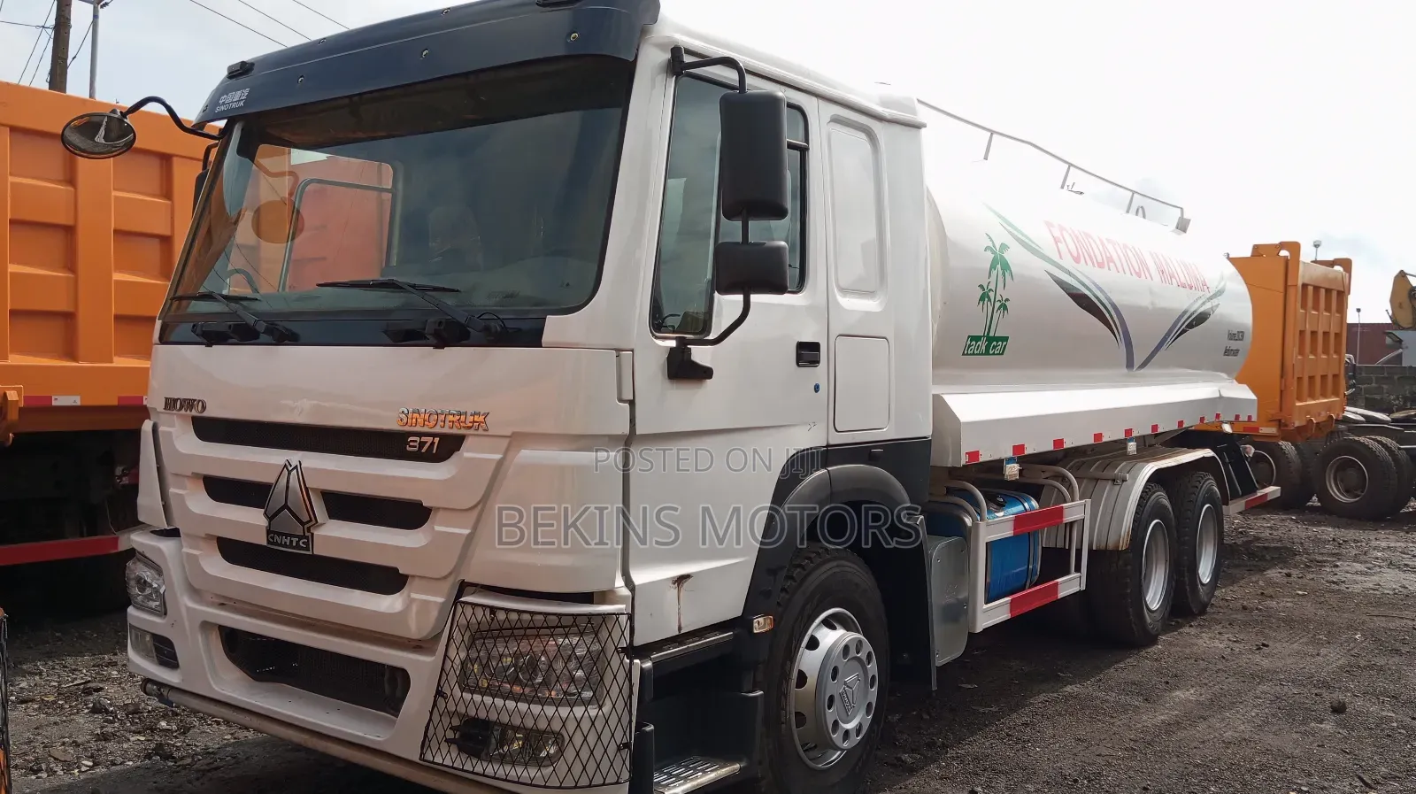 Foreign Used Howo Water Tanker Truck