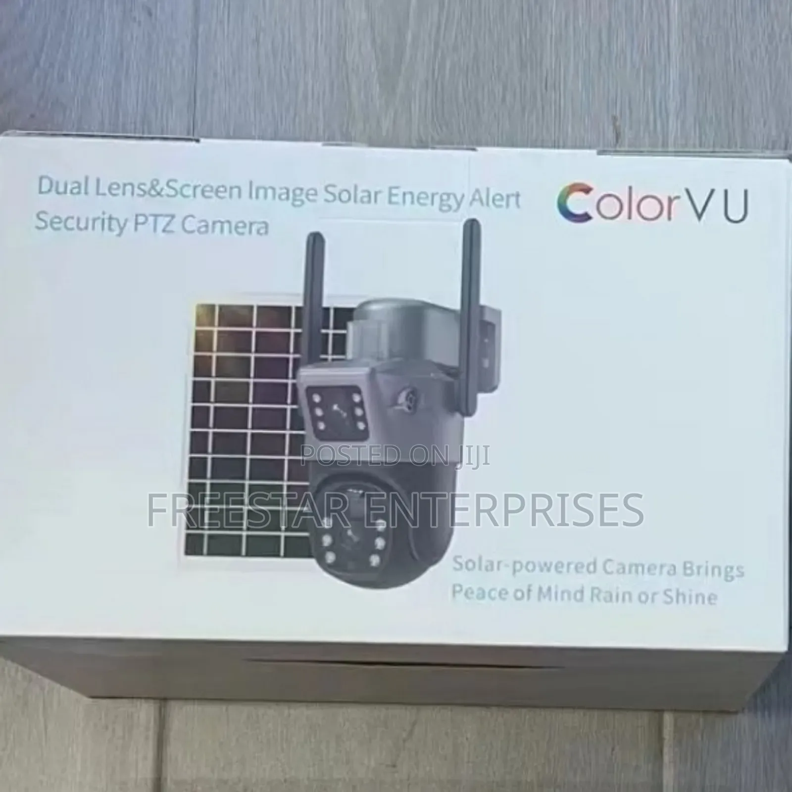 4g Solar Powered CCTV Camera. Dual Lens Cctv, Sim Card, Tf.