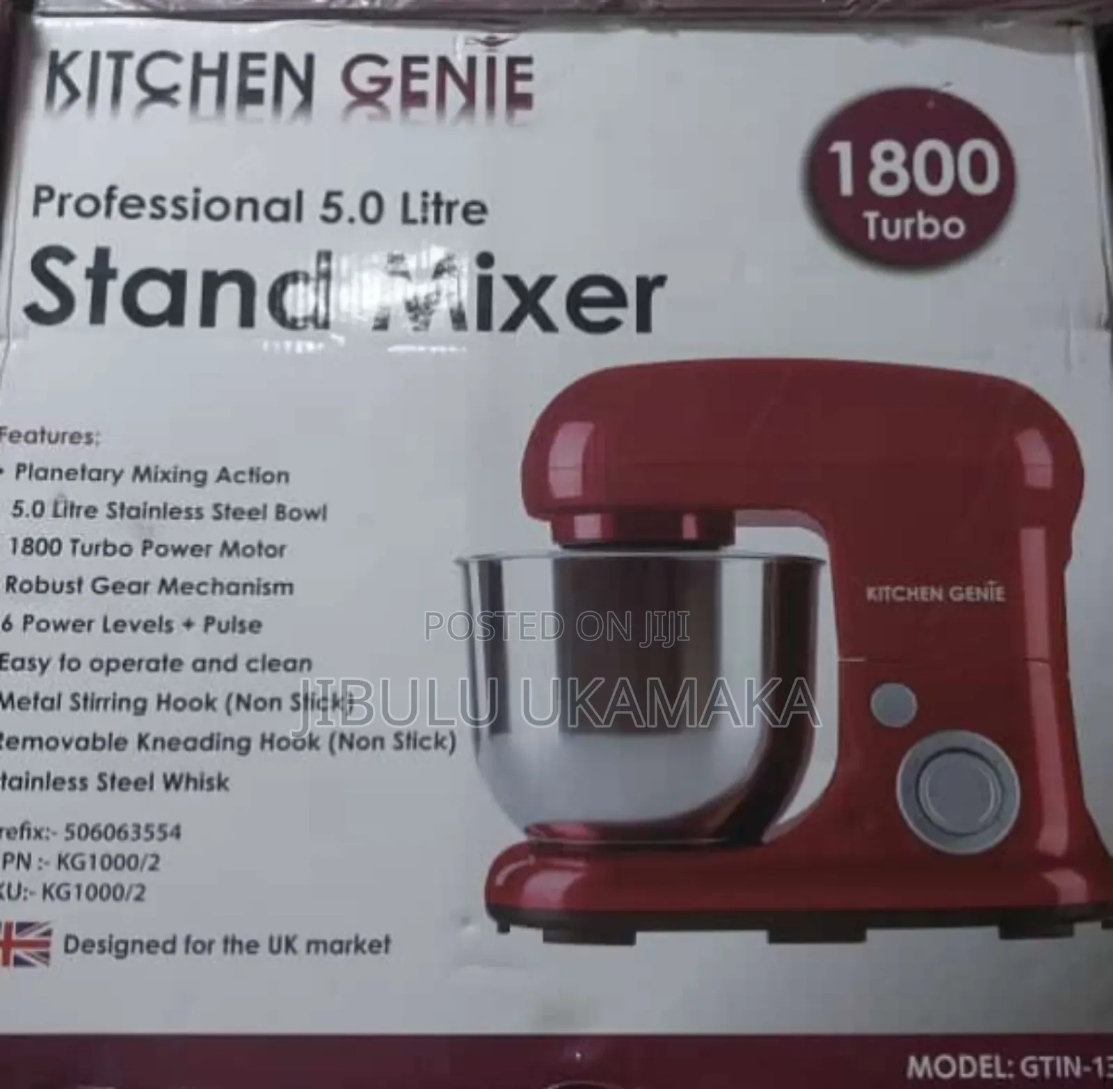 Electric Food and Cake Mixer 5L