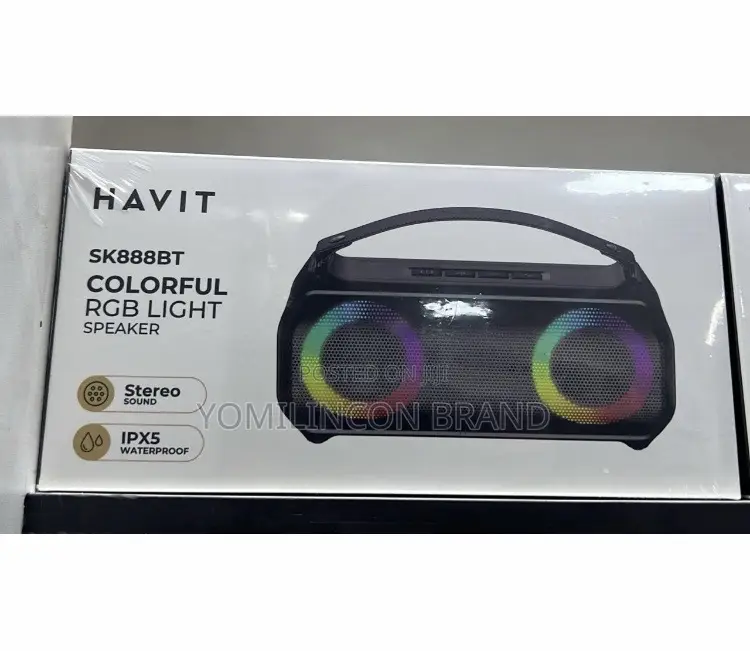 SK888BT Colorful RGB Light Speaker