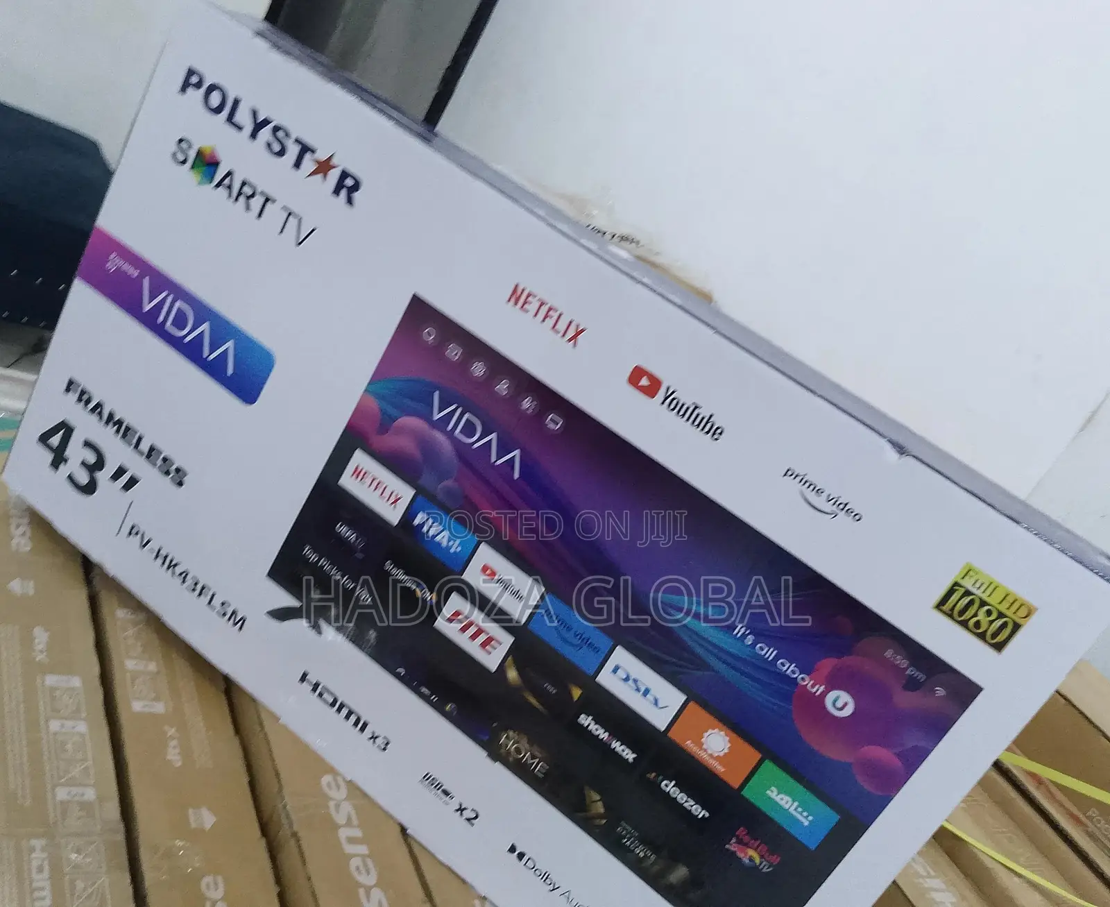 Fast- Selling Polystar 43" Smart Tv-Affordable