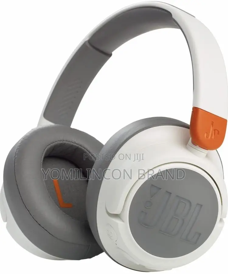 JBL Jr460nc Wireless Noise Cancelling Kids Headphones -White