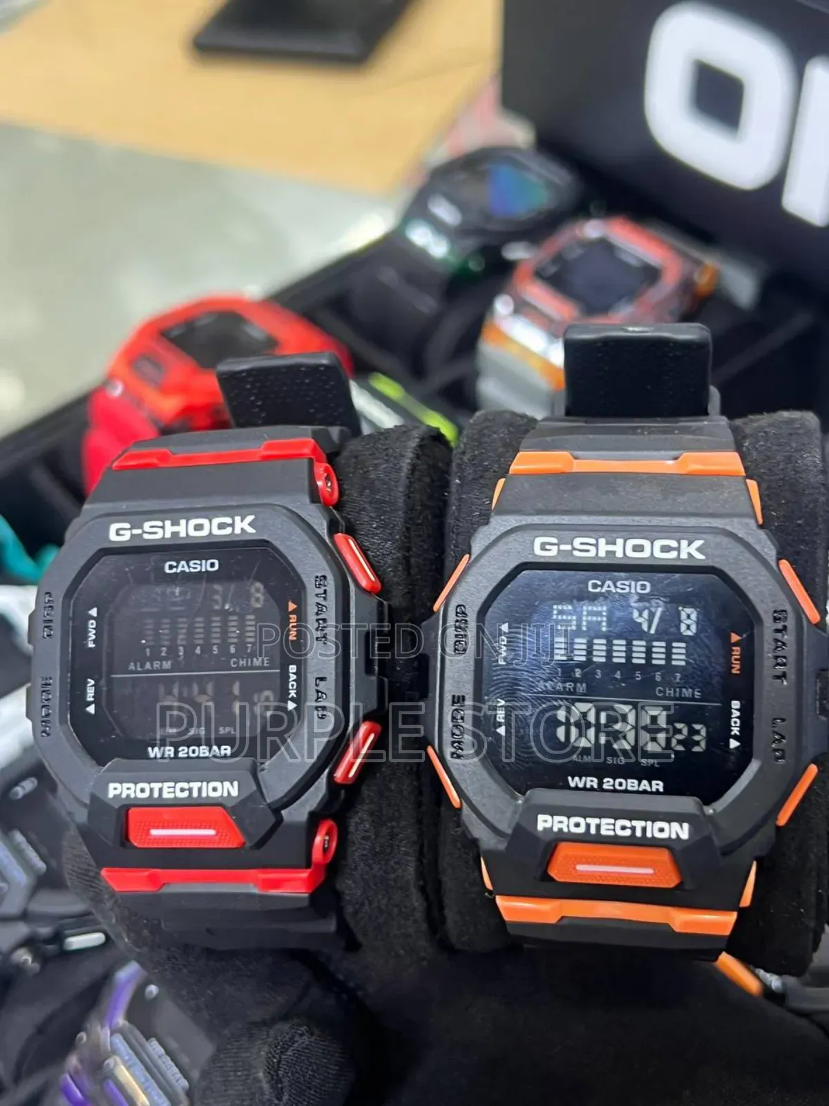 Gshock Digital Wristwatch. In Black