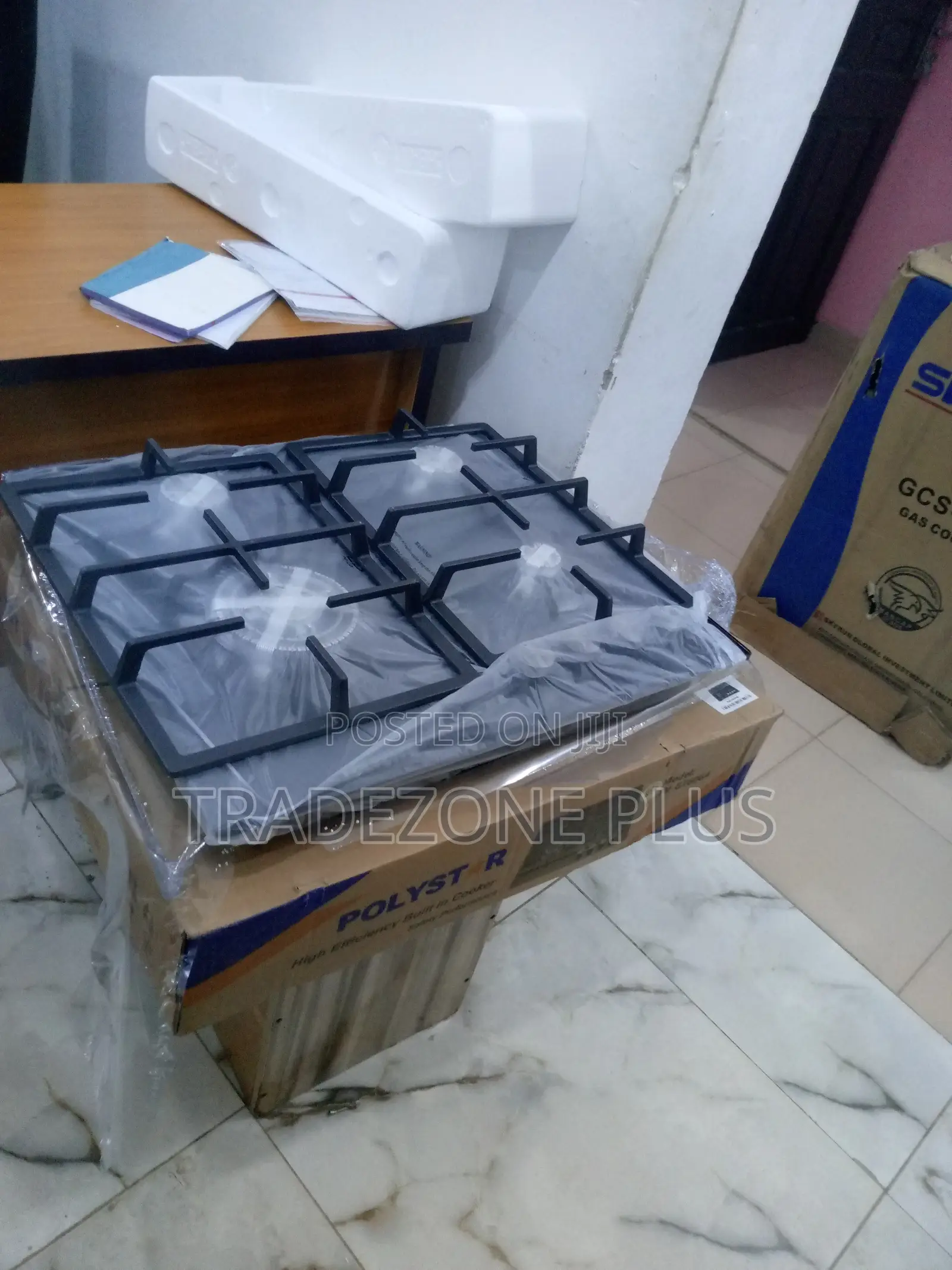 Polystar 4 Burner Gas Cooker Hob
