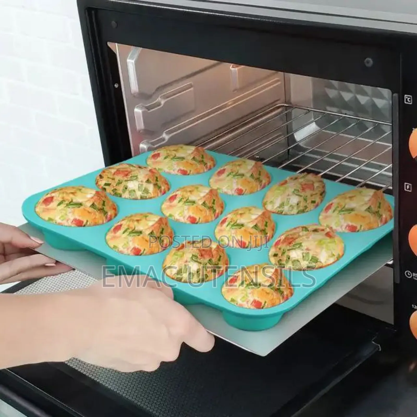 12 Hole Silincon Cake Pan Baking