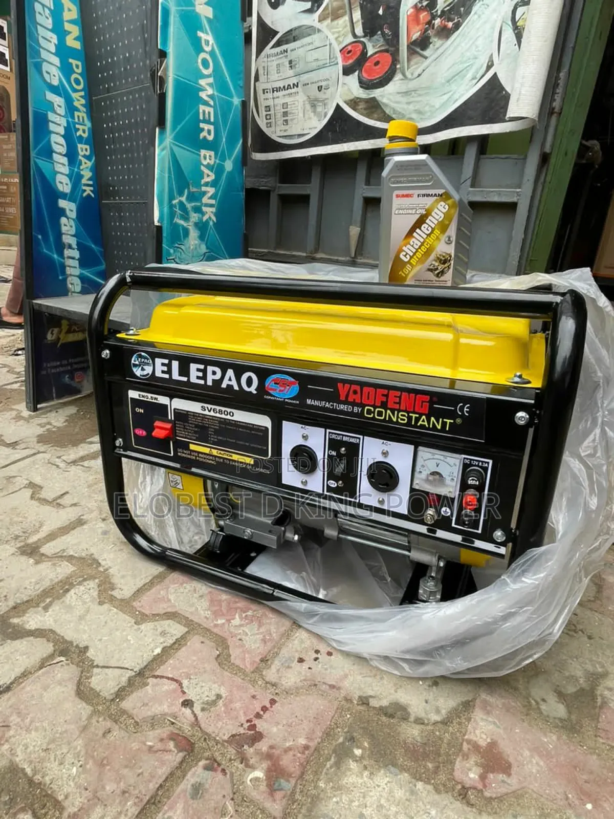 4.5kva Elepaq Constant Petrol Generator 100% Copper