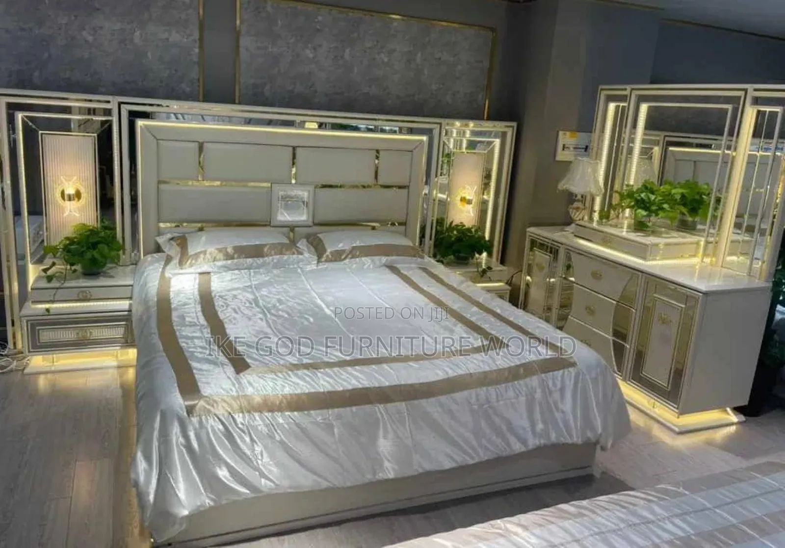 6 You Imported Turkish Family Bed With Dressing Mirror and 2