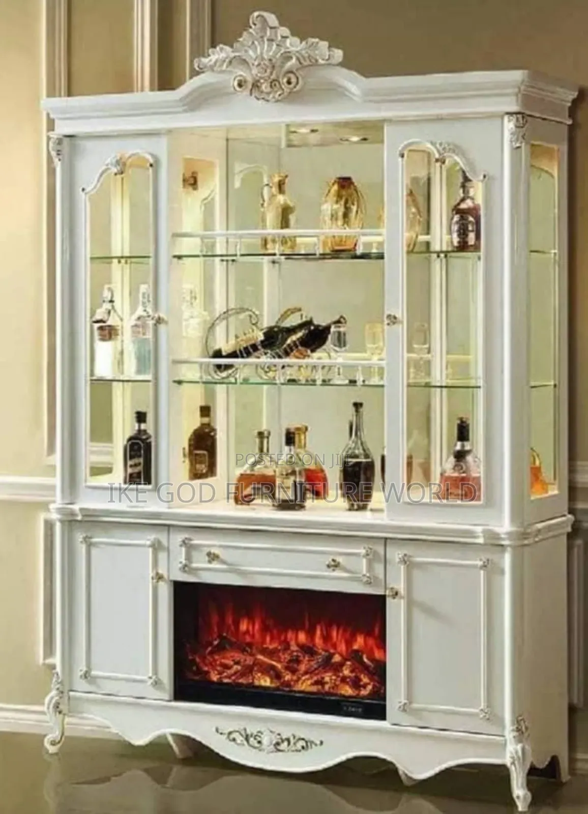 Imported Turkish Royal Wine Bar With Fire Flame