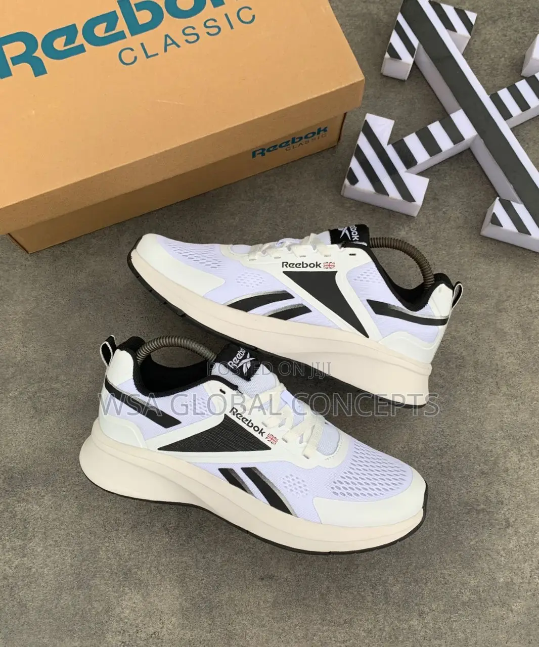 Reebok Floats Ride Fuel White Sneakers