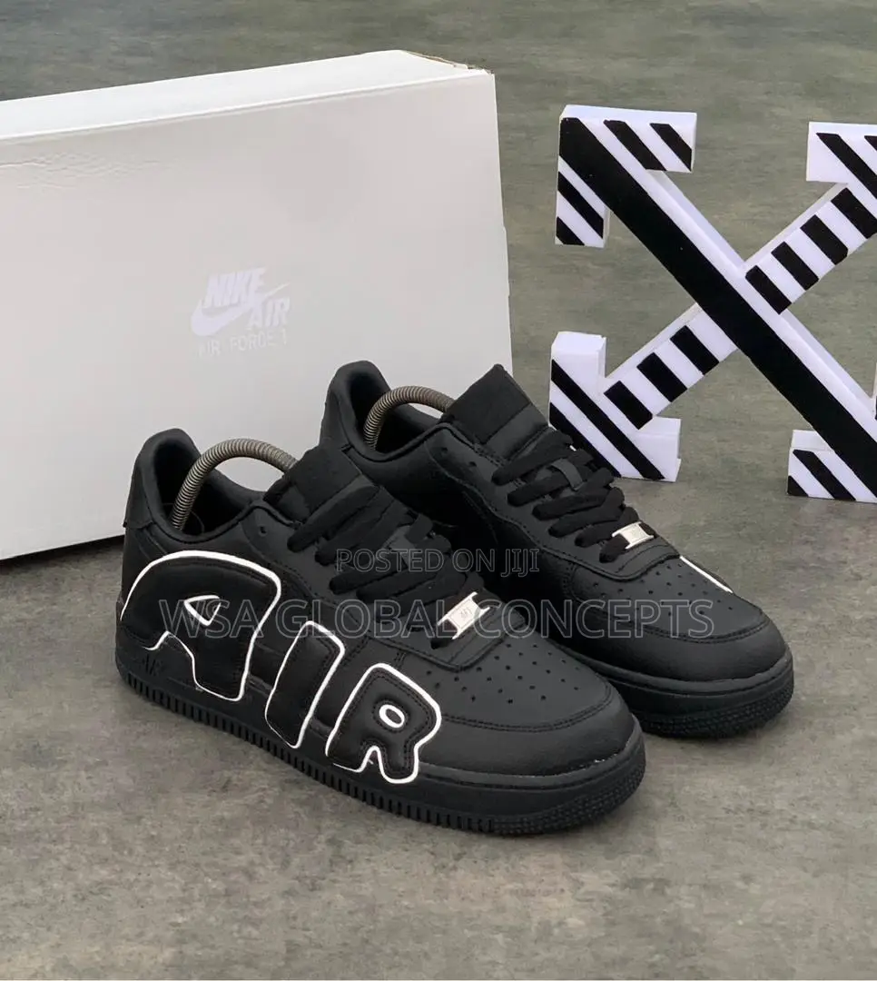 Cactus Plant Flea X Nike Air Force 1 Triple Black Sneakers