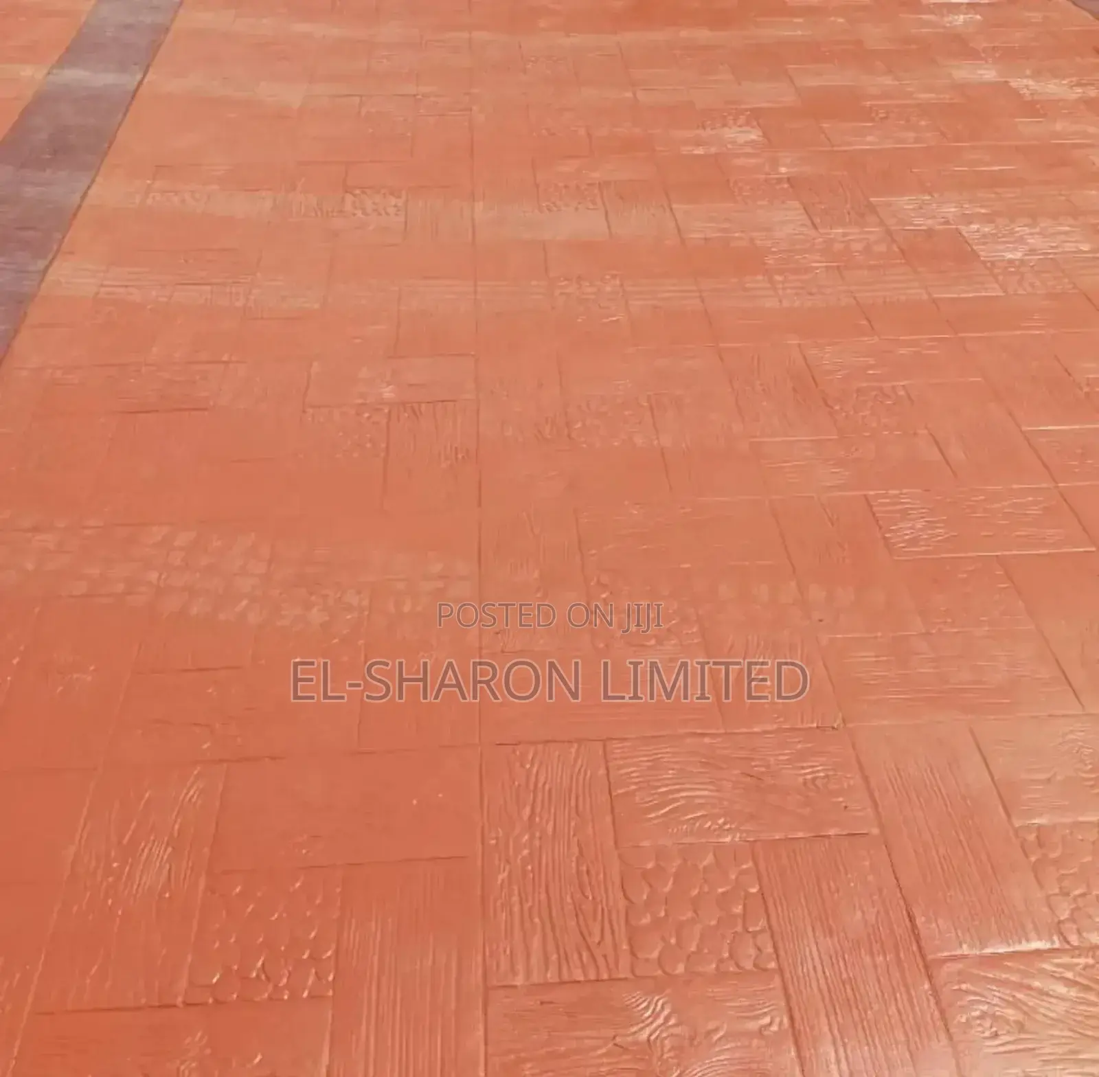 Floor and Wall Stamped Concrete