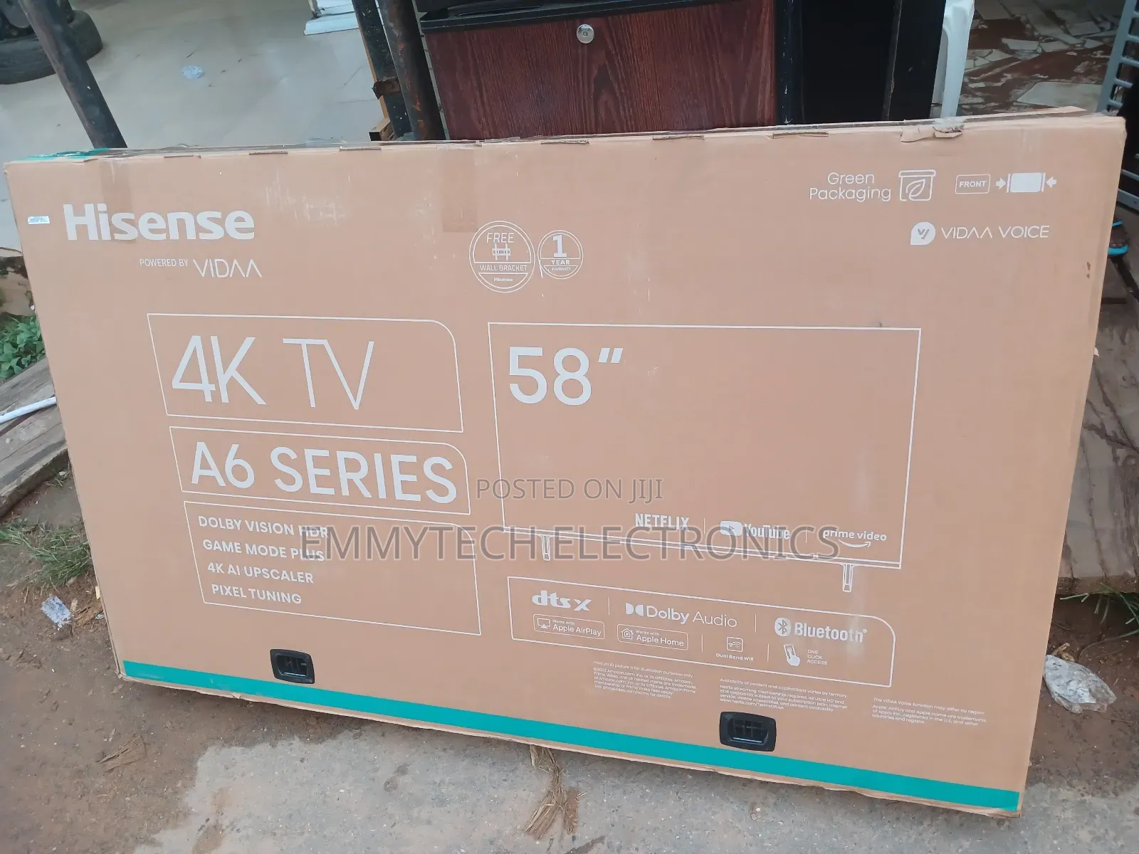 Hisense 58inches Smart Tv