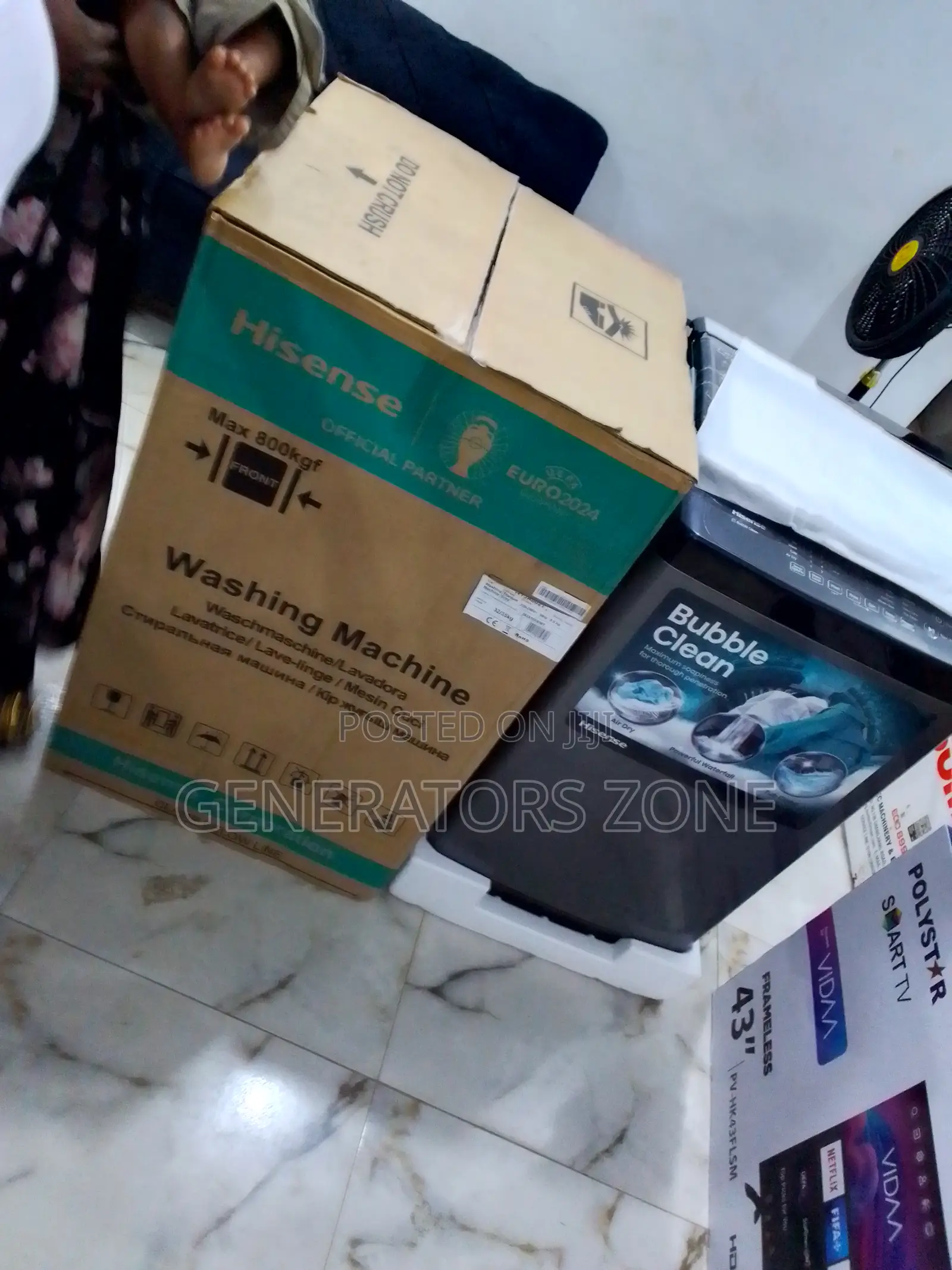 Market Best Hisense 8kg Washine Machine {Wtja8027-Model}