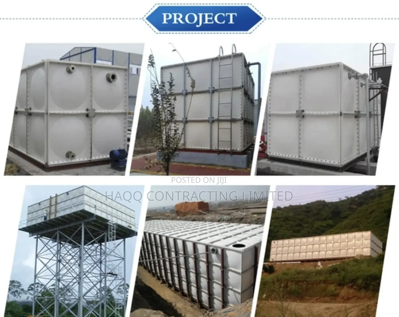 SMC/GRP/FRP/Braithwaite/Galvanized/Pressed Steel Panels Tank