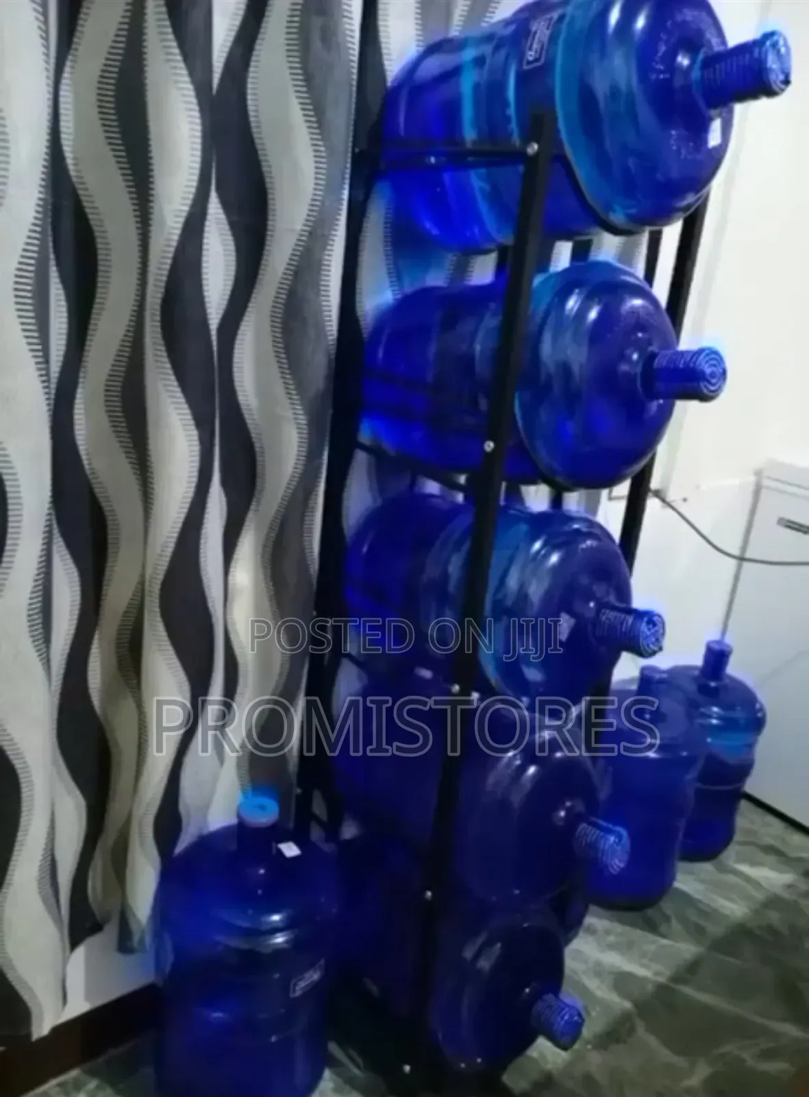 5layers Water Dispenser Bottle Rack Black