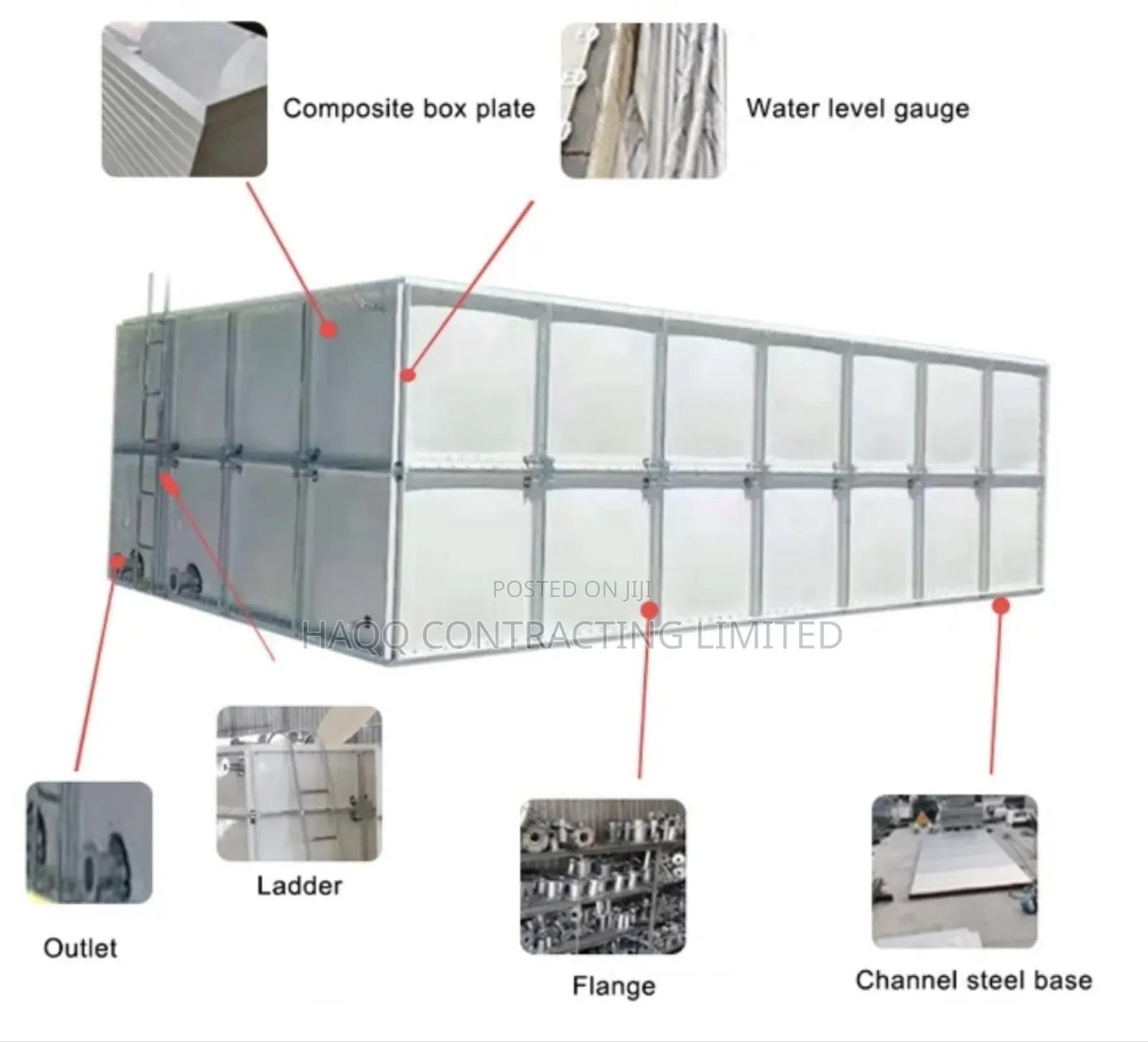 Water Tank/SMC/Braithwaite/Pressed Steel/GRP/FRP Tanks