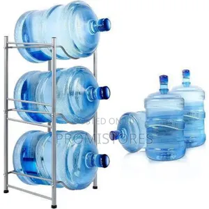 3layers Water Dispenser Bottle Rack Silver
