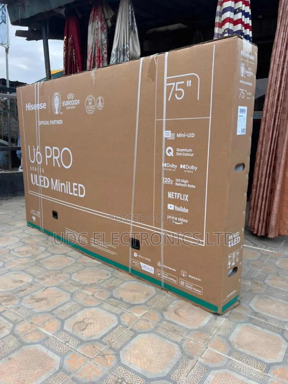 Hisense Uled Miniled U6 Pro 75" Smart Tv