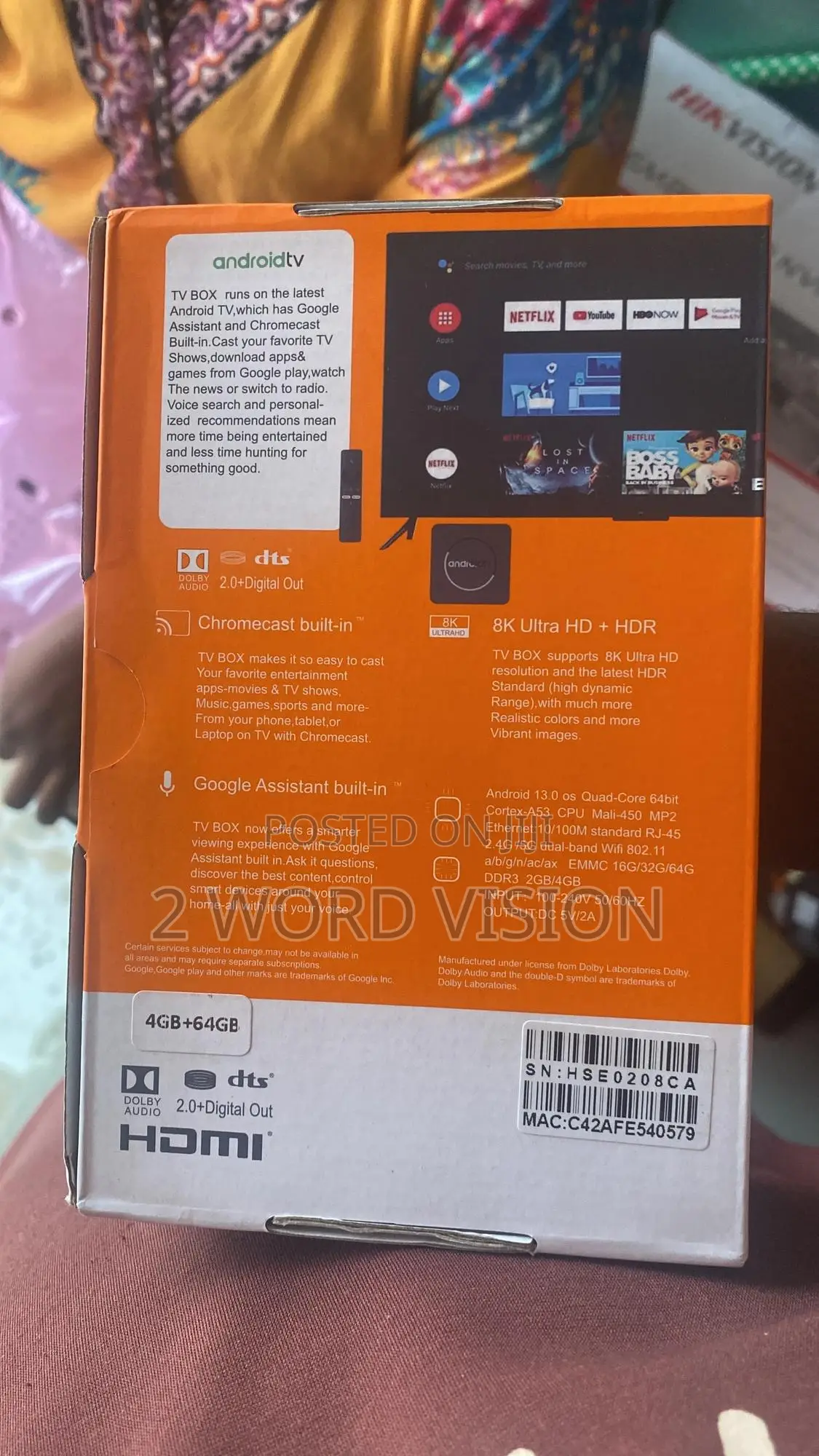 Ultra Hd Android Tv Box With 5g Network