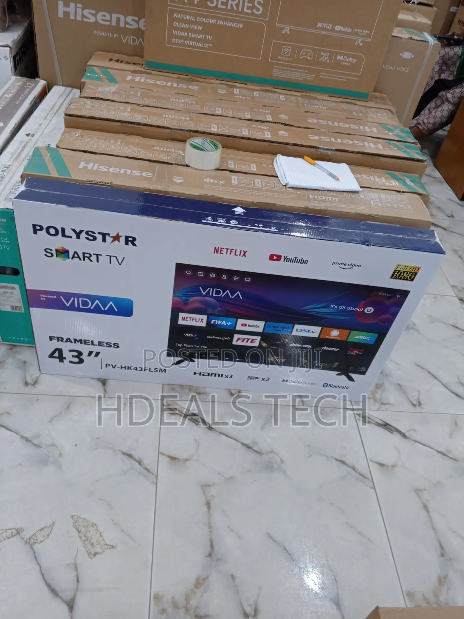 Polystar 43” Smart Ultra HD TV