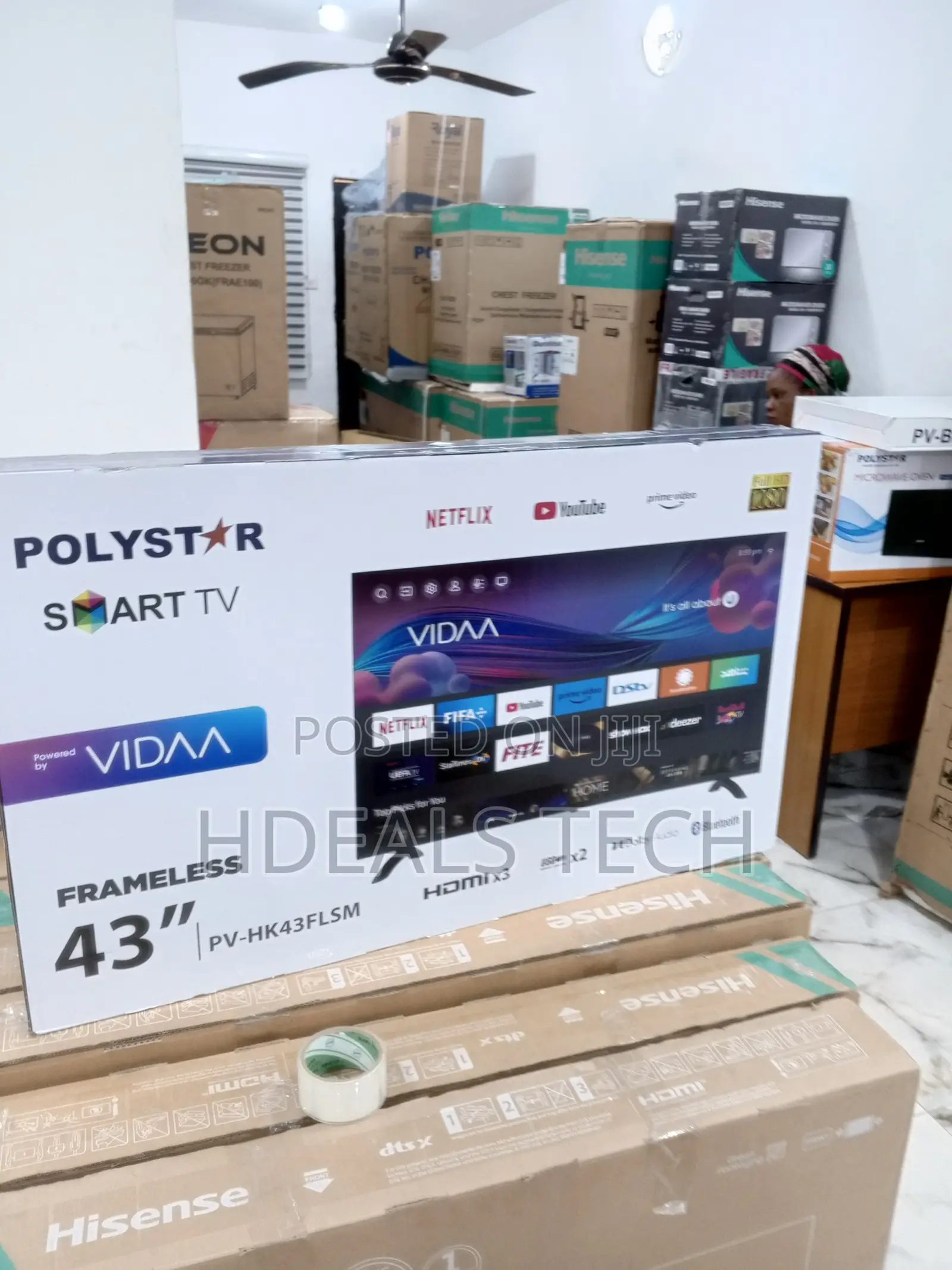 Polystar 43” Smart Ultra HD TV
