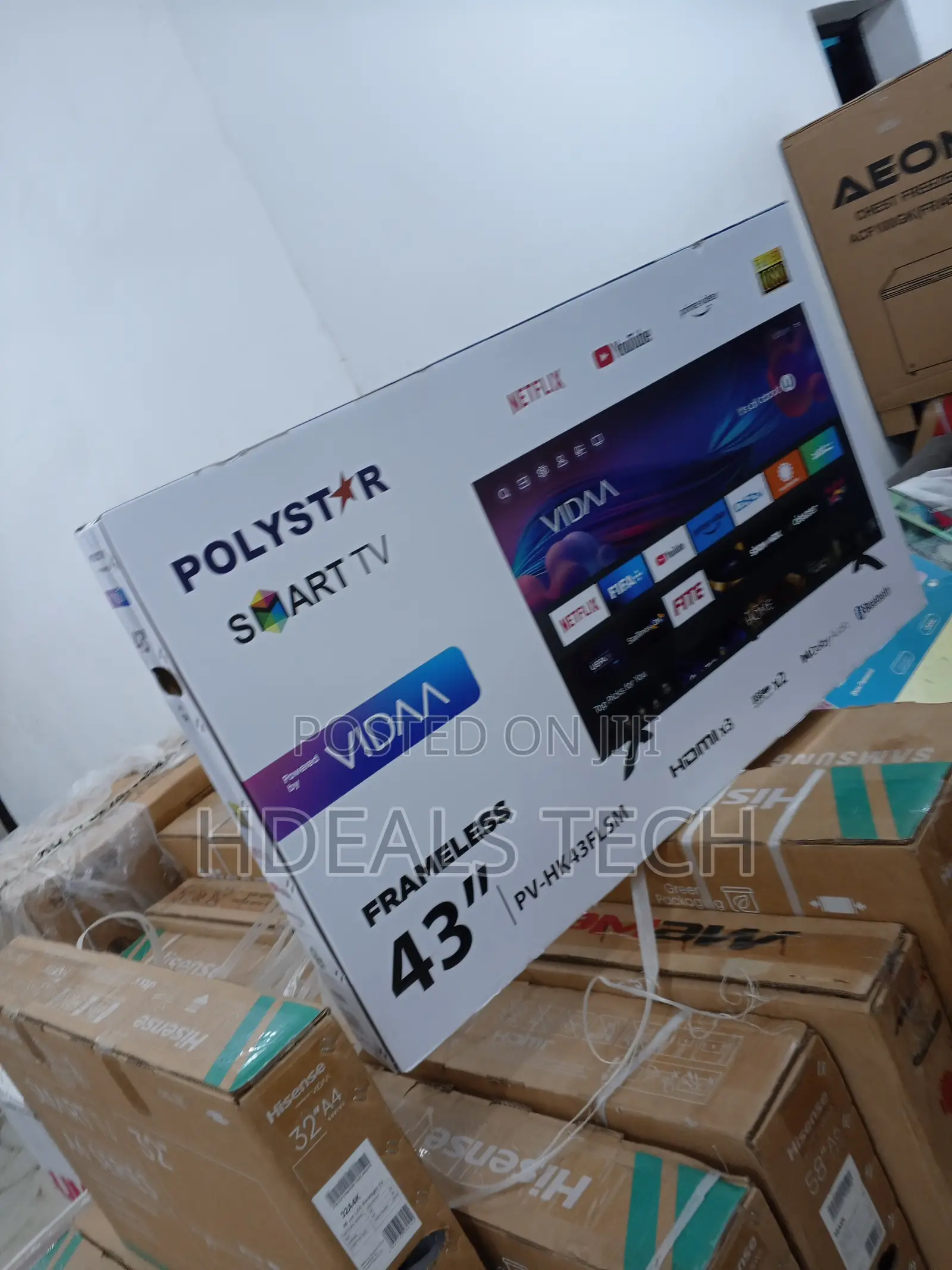 New in Polystar 43 Inches Smart Television