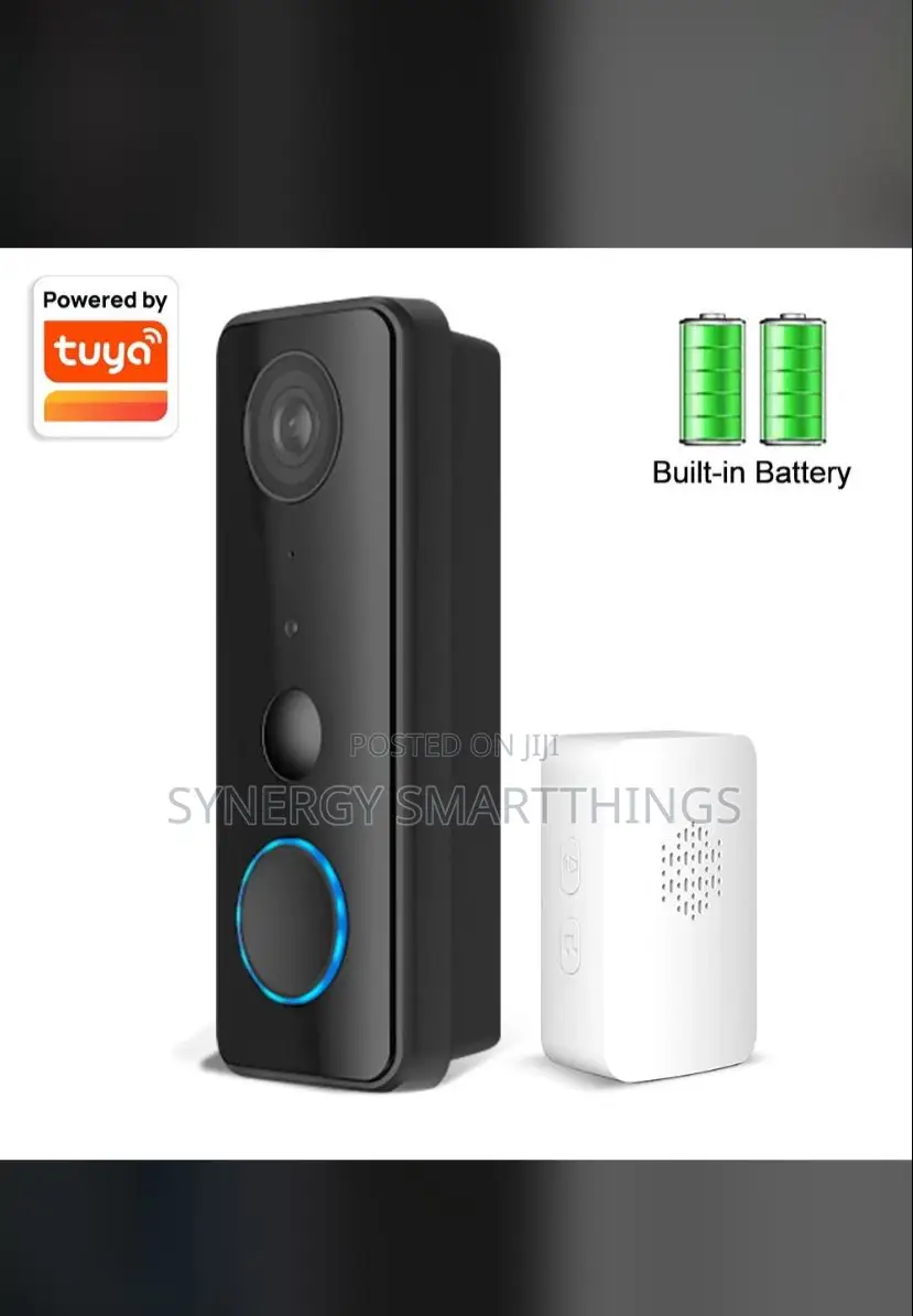 2mp Tuya Battery Camera Waterproof Wireless Video Doorbell