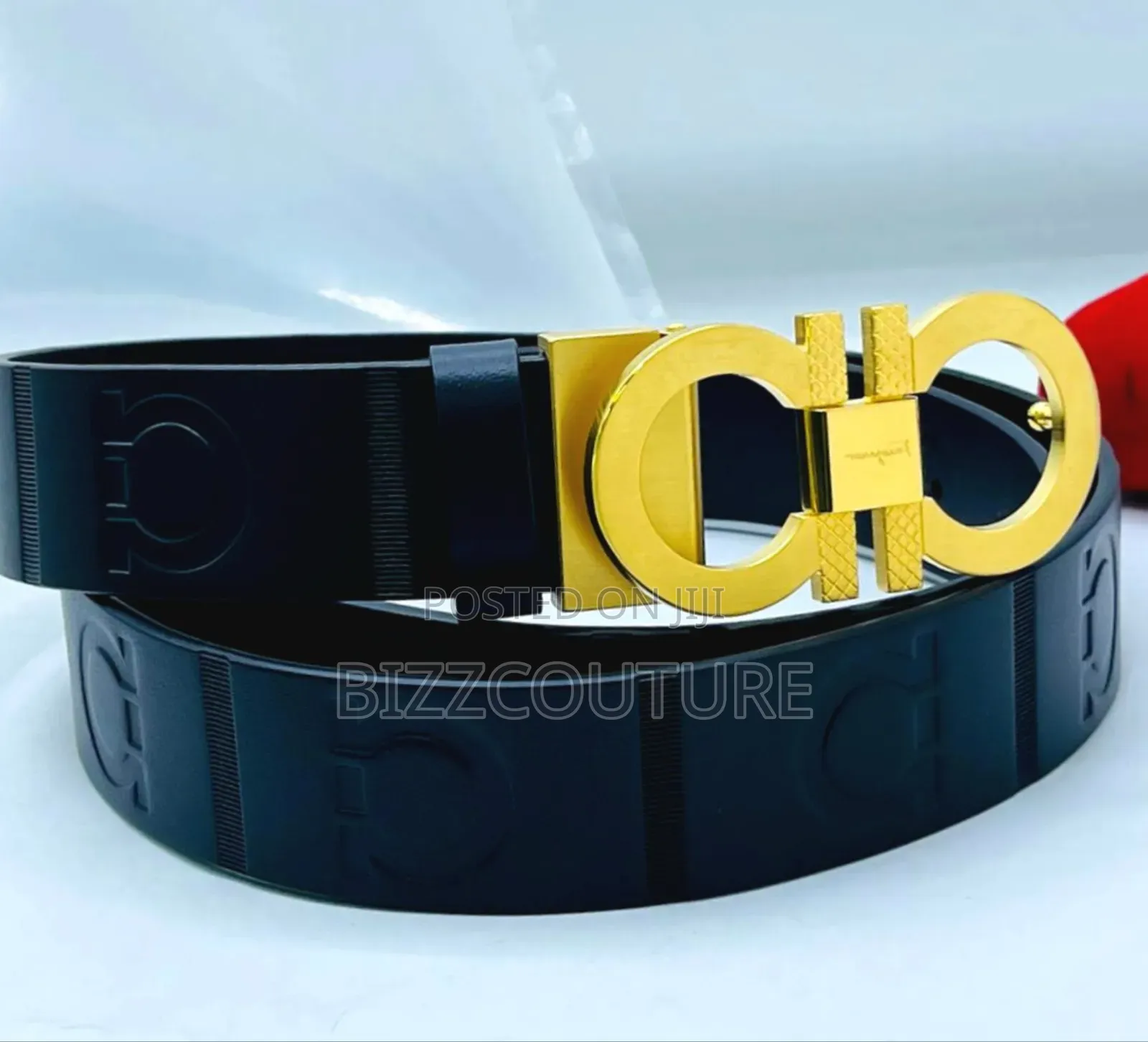 Original Salvatore Ferragamo Leather Belts Available Instore