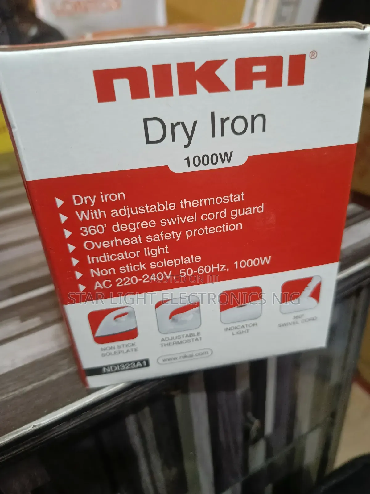 Nikai Dry Iron White Colour