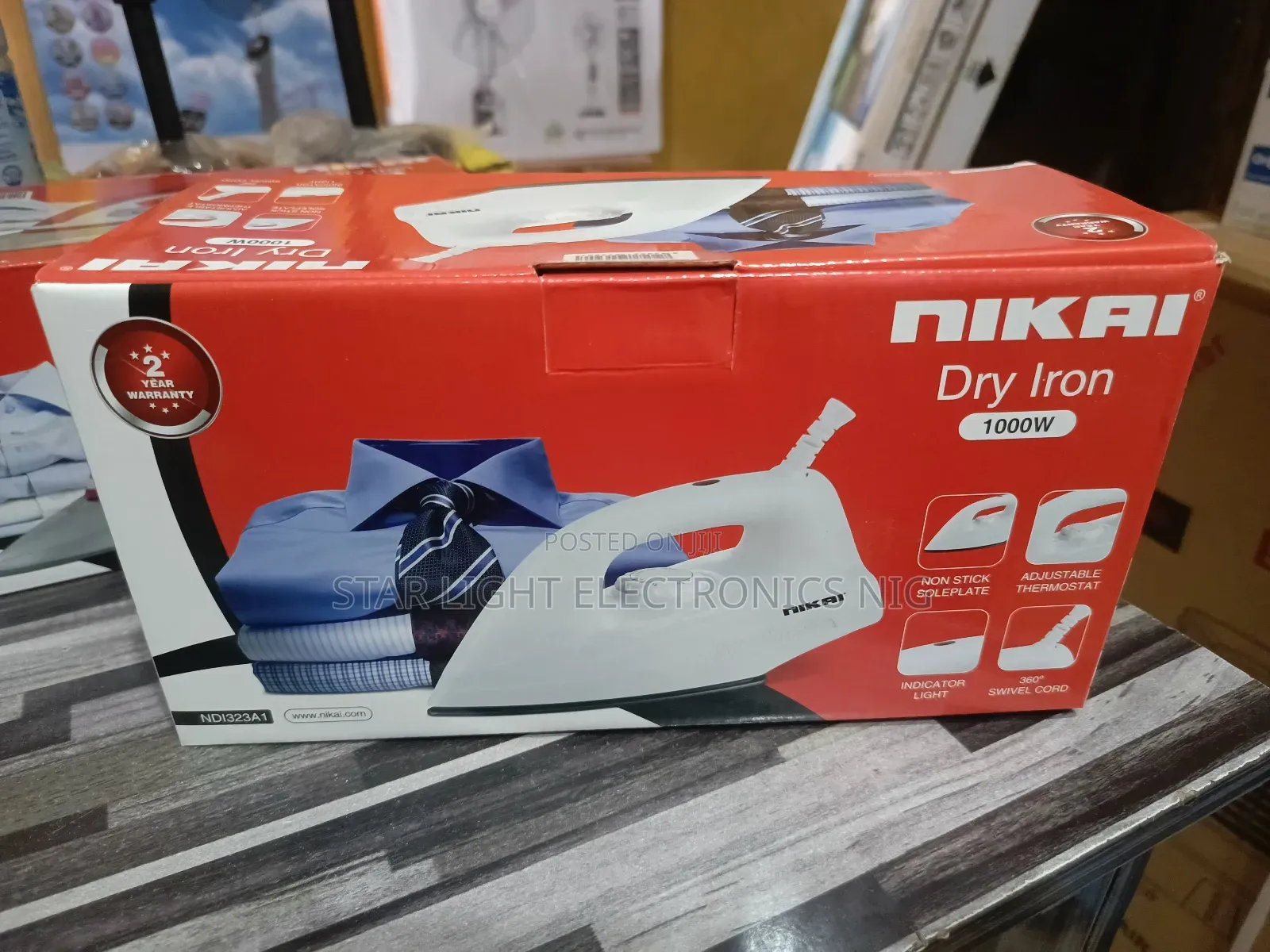 Nikai Dry Iron White Colour