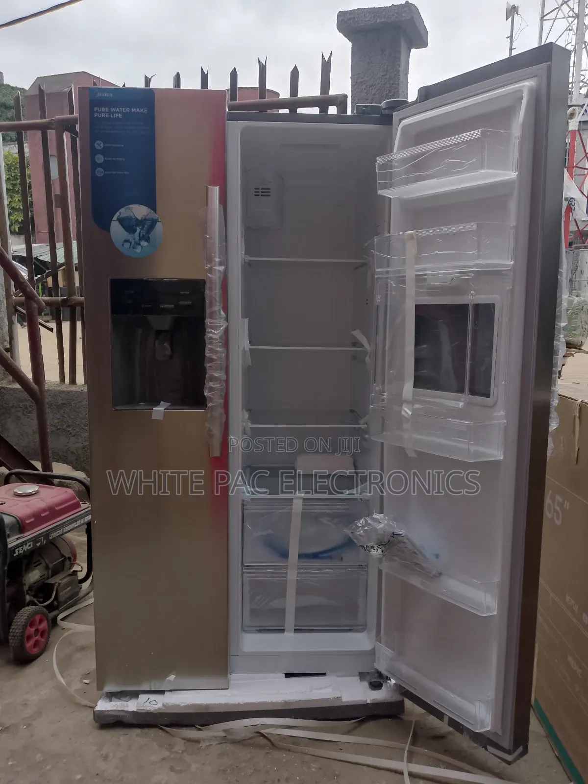 New One Midea Inverter Fridge 49olitre Dispenser Bar >3yrs