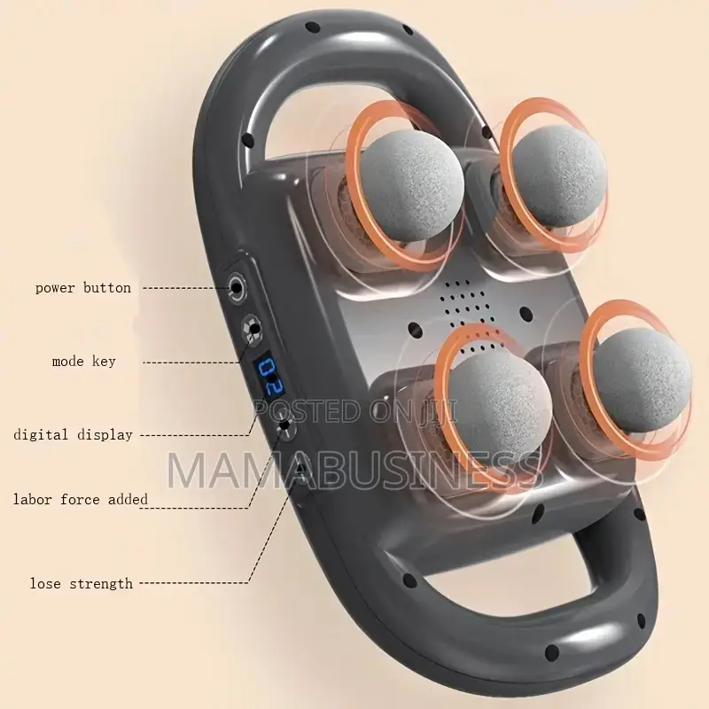 4-head Handheld Deep Tissue Massage Gun