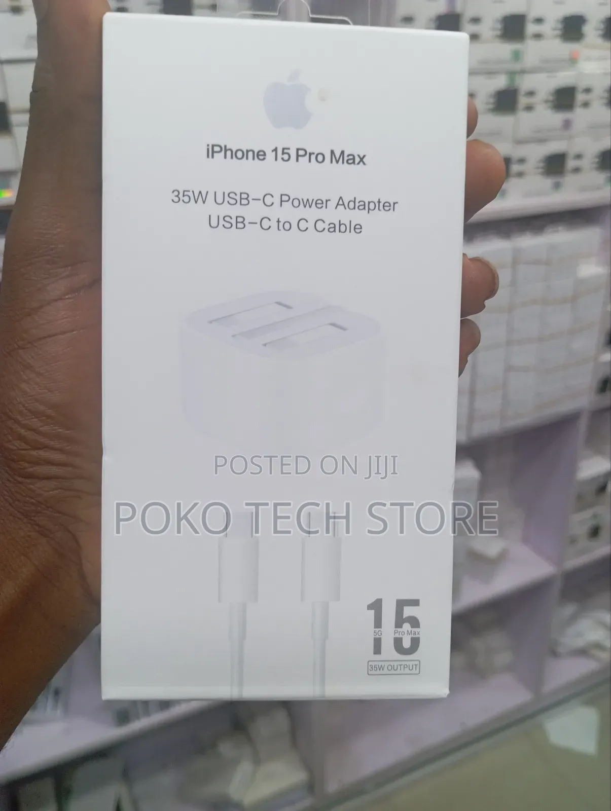 Brand New iPhone 15 Pro Max 35W Power Adapter USB C to C.