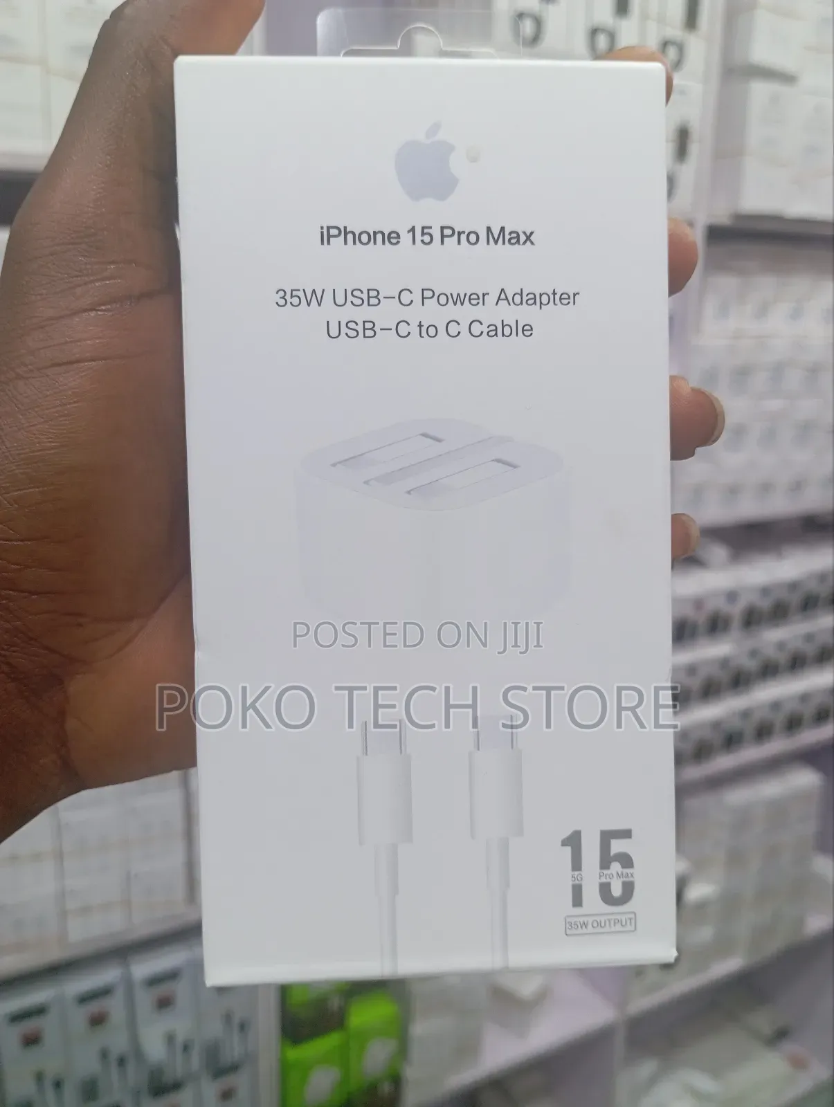 Brand New iPhone 15 Pro Max 35W Power Adapter USB C to C.