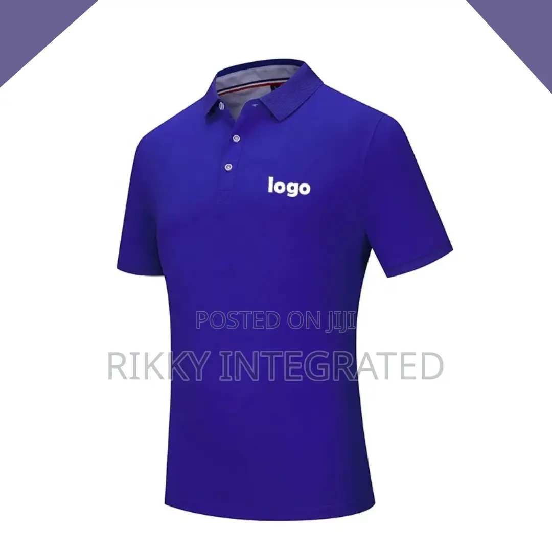 Flock Printed Polo Shirts for Corporate Teams