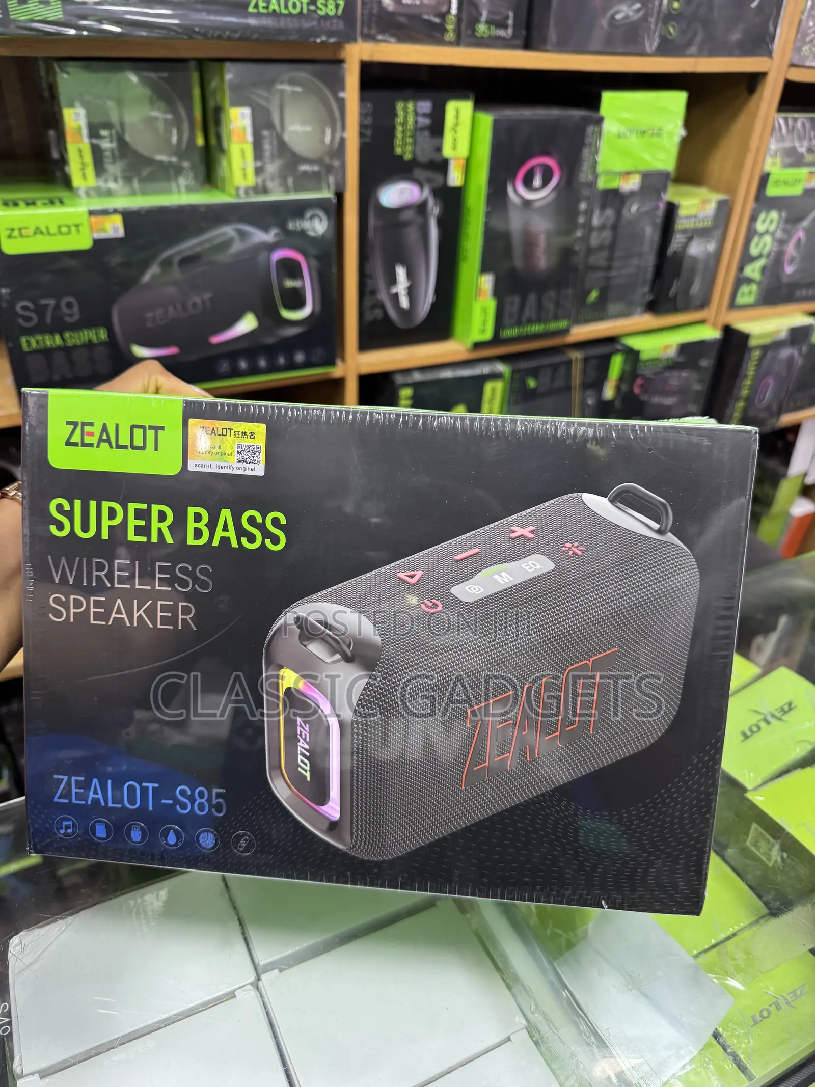Zealot S85 50w Outdoor Waterproof Portable Bluetooth Speaker